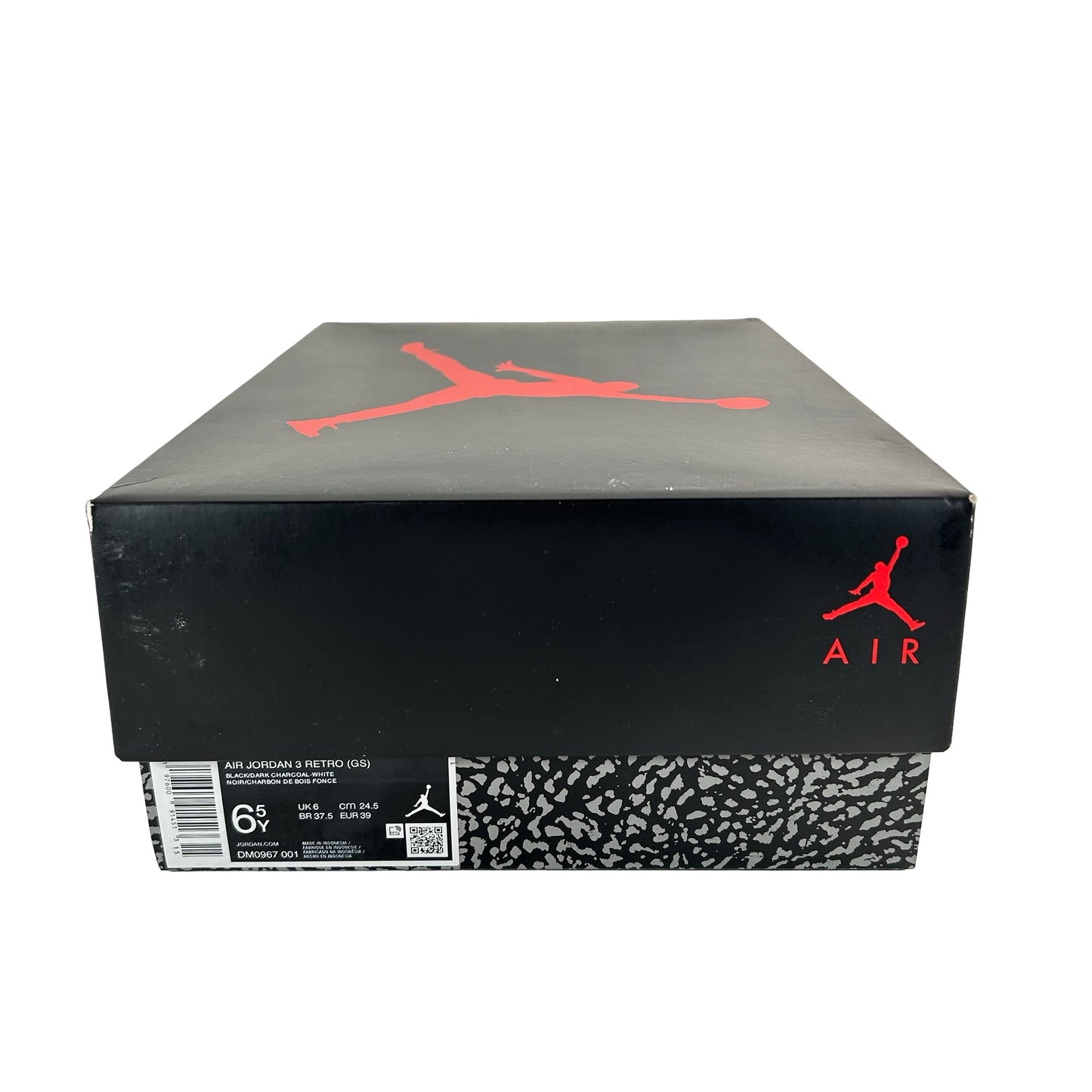 DM0967 001 Jordan 3 Retro Black Cat (2025) (GS) [USED] - 6.5 Y (Used)
