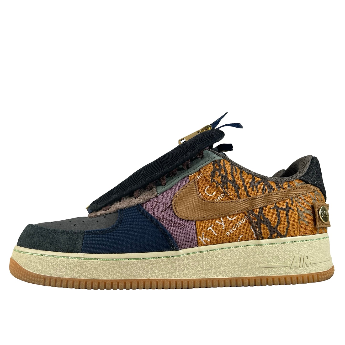 CN2405 900 Nike Air Force 1 Low Travis Scott Cactus Jack [USED] - 11 M (Used)