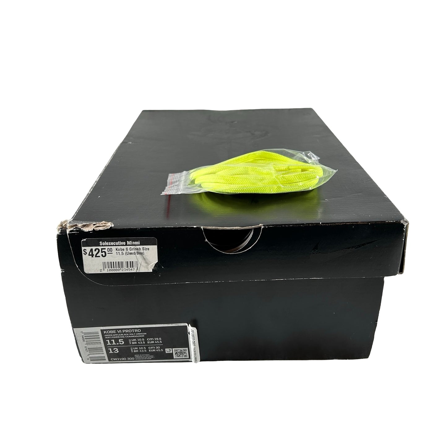 CW2190 300 Nike Kobe 6 Protro Grinch (2020) [USED] - 11.5 M (Used)
