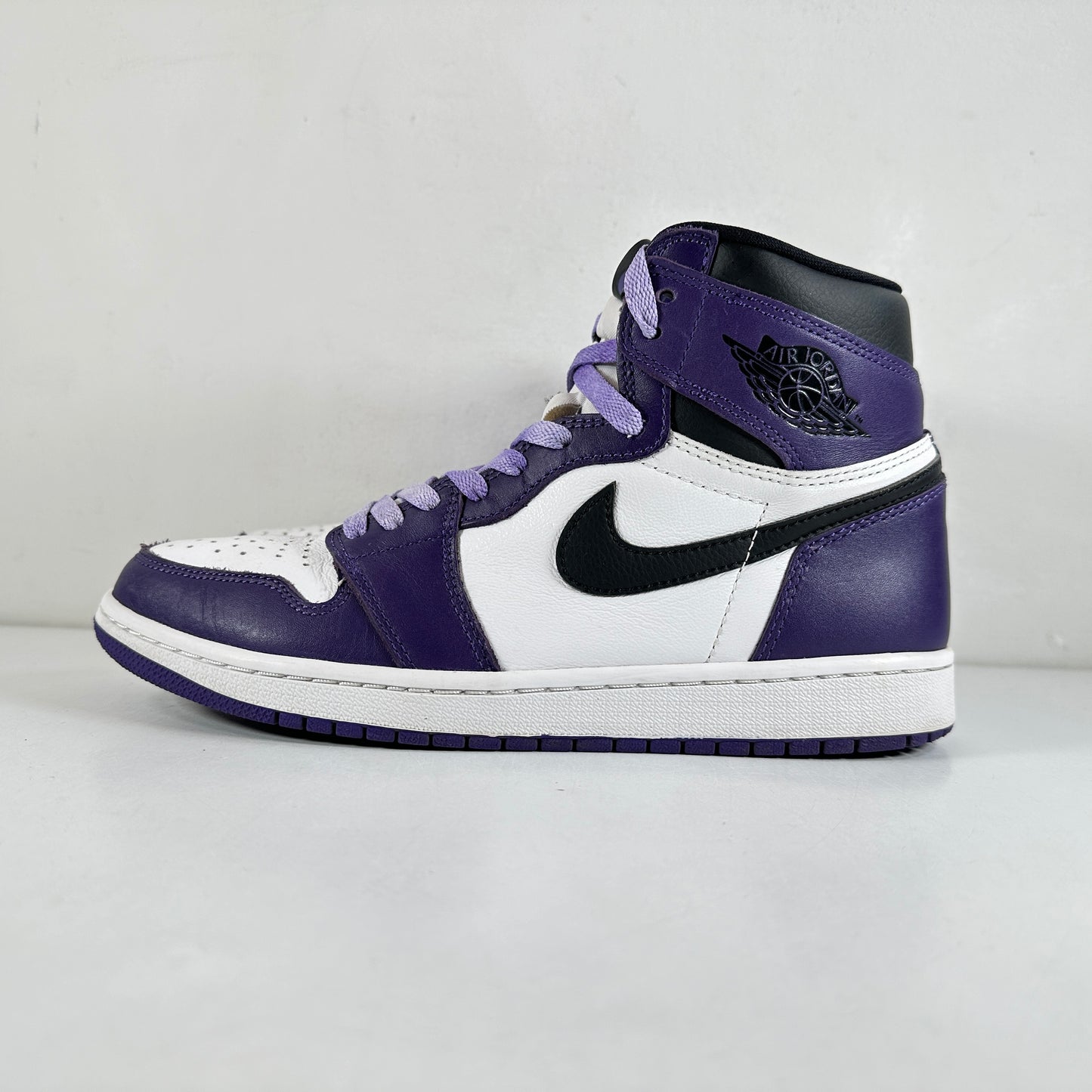 555088 500 Jordan 1 Court Purple [USED] - 9 M (Used) (Replace Box)