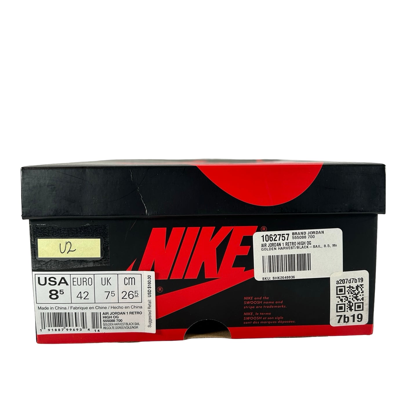 555088 700 Jordan 1 Retro High Rookie of the Year [USED] - 8.5 M (Used2)