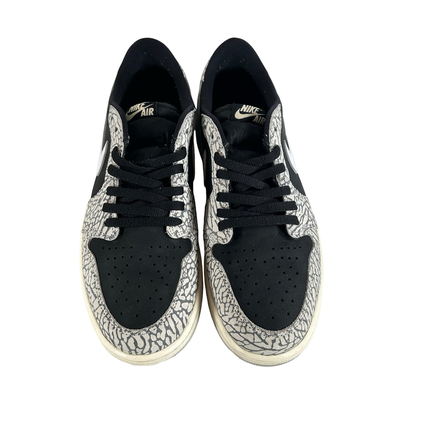 CZ0790 001 Jordan 1 Retro Low OG Black Cement [USED] 12.5 (Used)