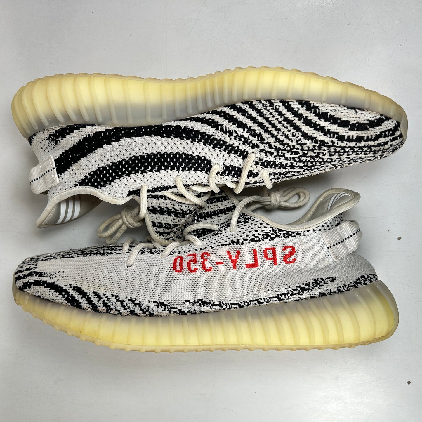 CP9654 Yeezy 350 V2 Zebra [USED] - 12 M (Used2) (Replace Box)