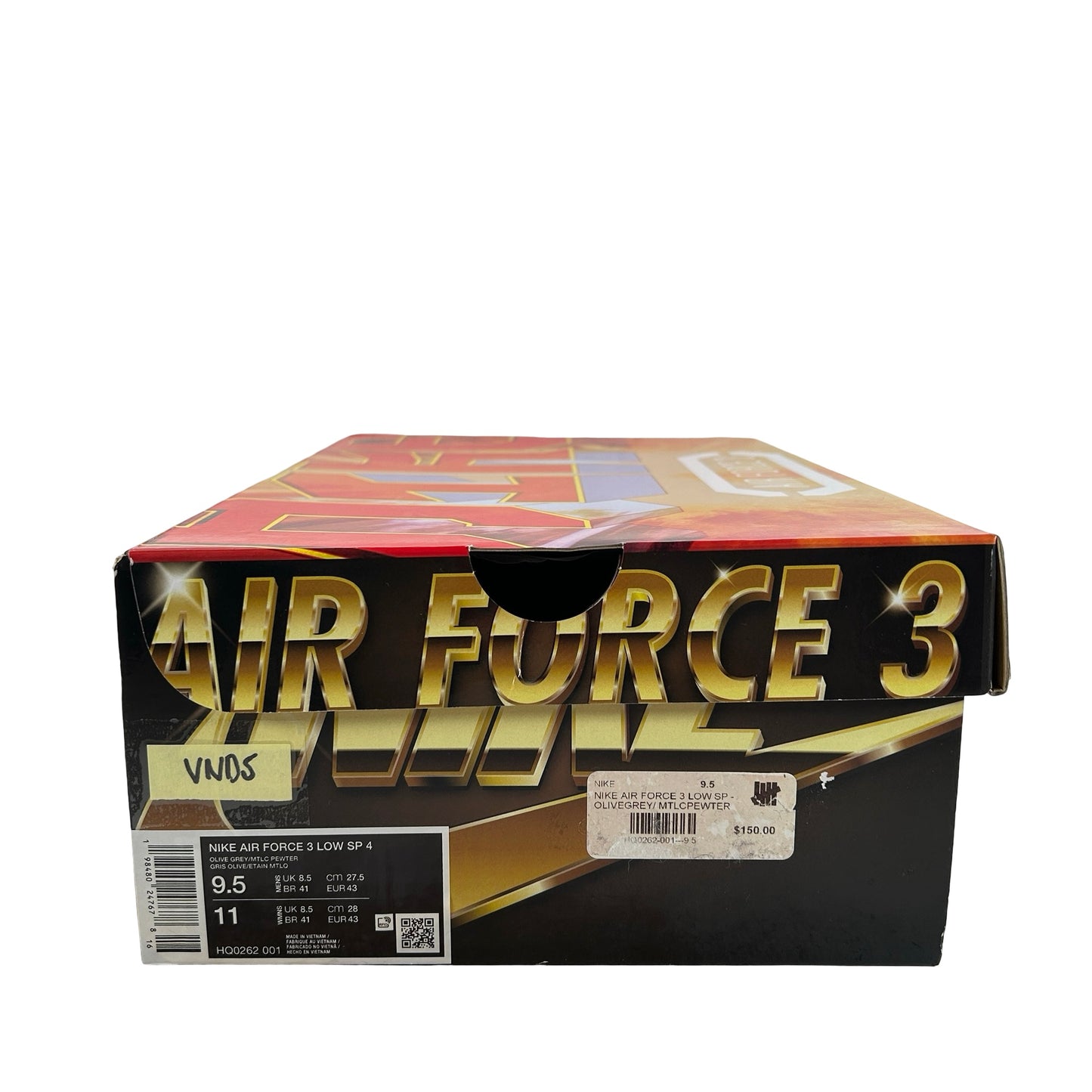 HQ0262 001 Nike Air Force 3 Low SP Nigo x Levi’s Olive Grey [USED] - 9.5 M (VNDS)