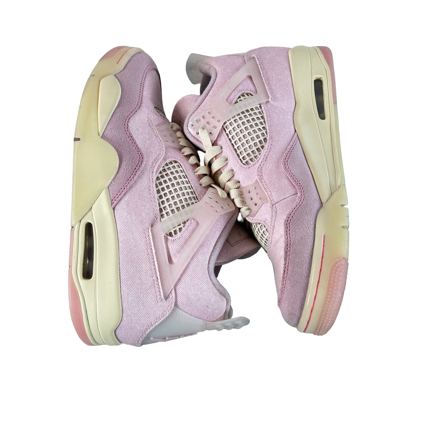 IB6716 600 Air Jordan 4 Retro Iced Carmine (Women's) [USED] - 10.5 W (Used)