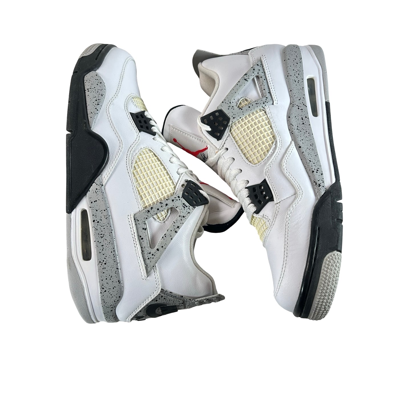 840606 192 Jordan 4 Retro White Cement (2016) - 9 M (Yellowing) (No Box)