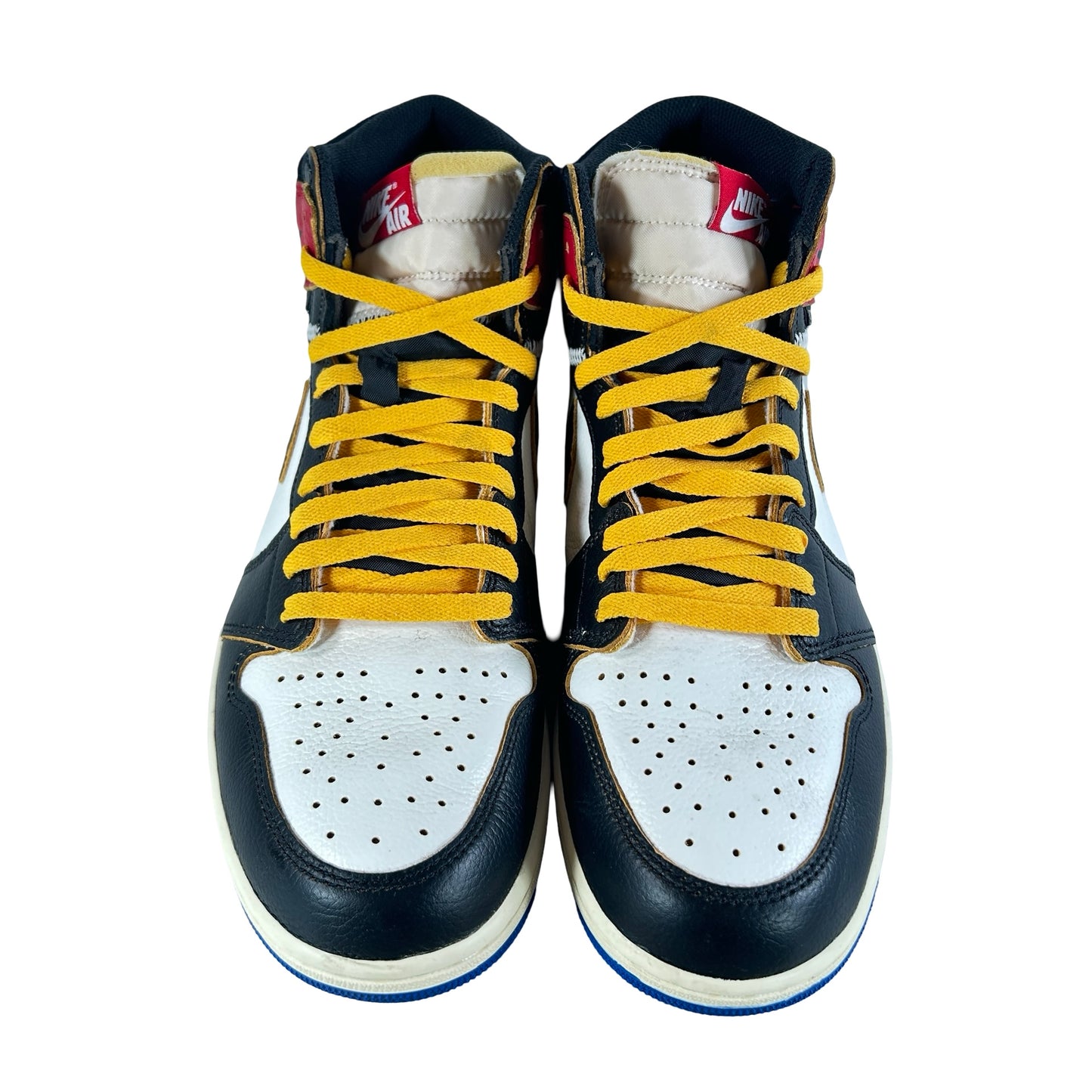 IO7847 002 Jordan 1 Retro High OG SP Fragment x Union LA Varsity Red Sport Royal [USED] - 11.5 M (Used) (No Box)