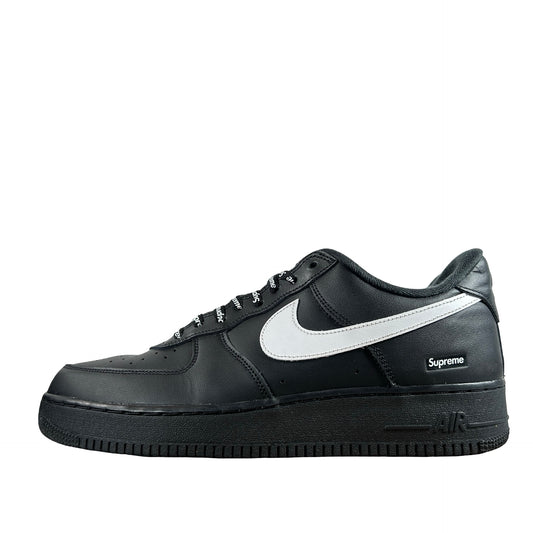CU9225 002 Nike Air Force 1 Low Supreme Black White [USED] - 12 M (Used)