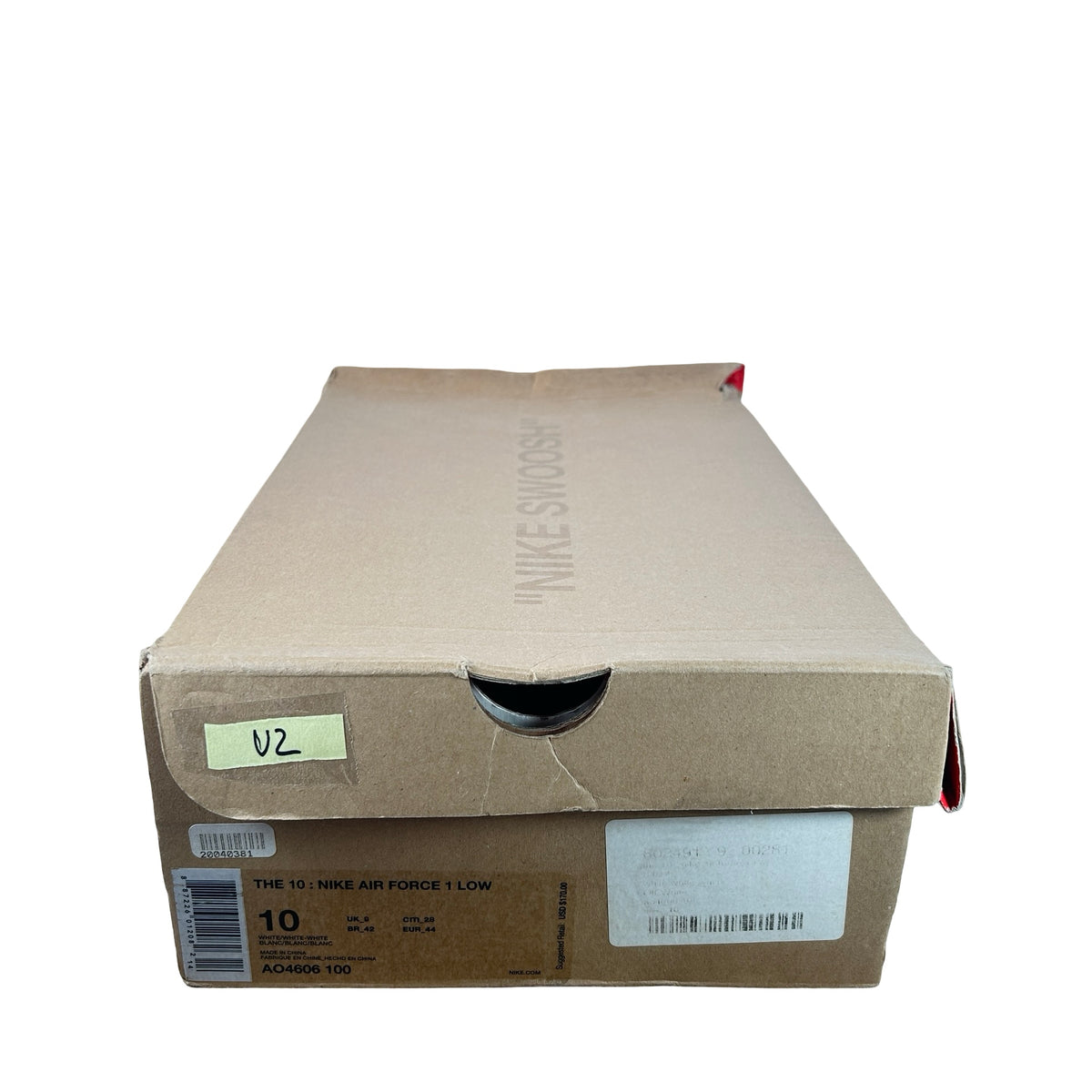 AO4606 100 Nike Air Force 1 Low Off-White [USED] - 10 M (Used2)