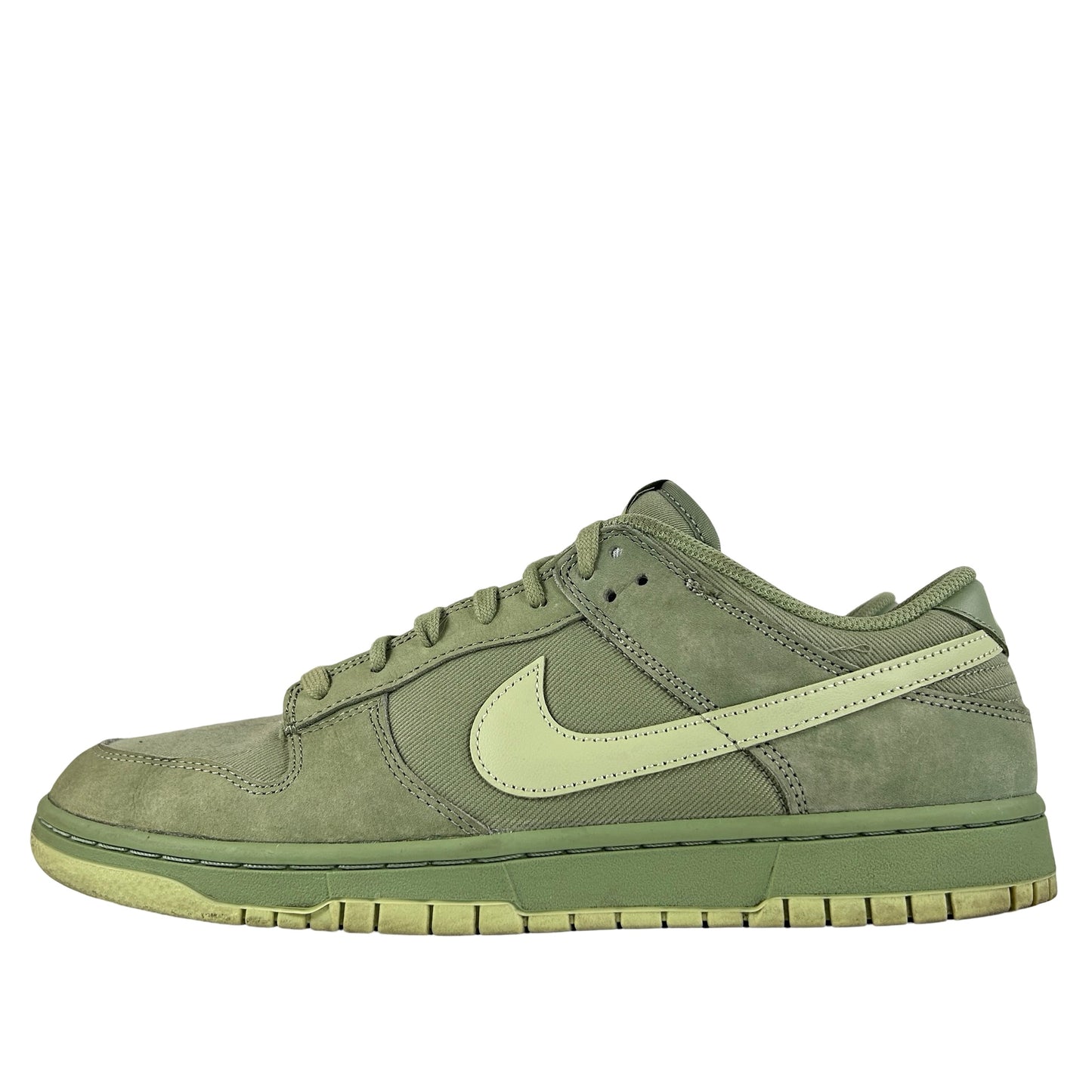 FB8895 300 Nike Dunk Low Retro Premium Oil Green Olive Aura [USED] - 11.5 M (Used)