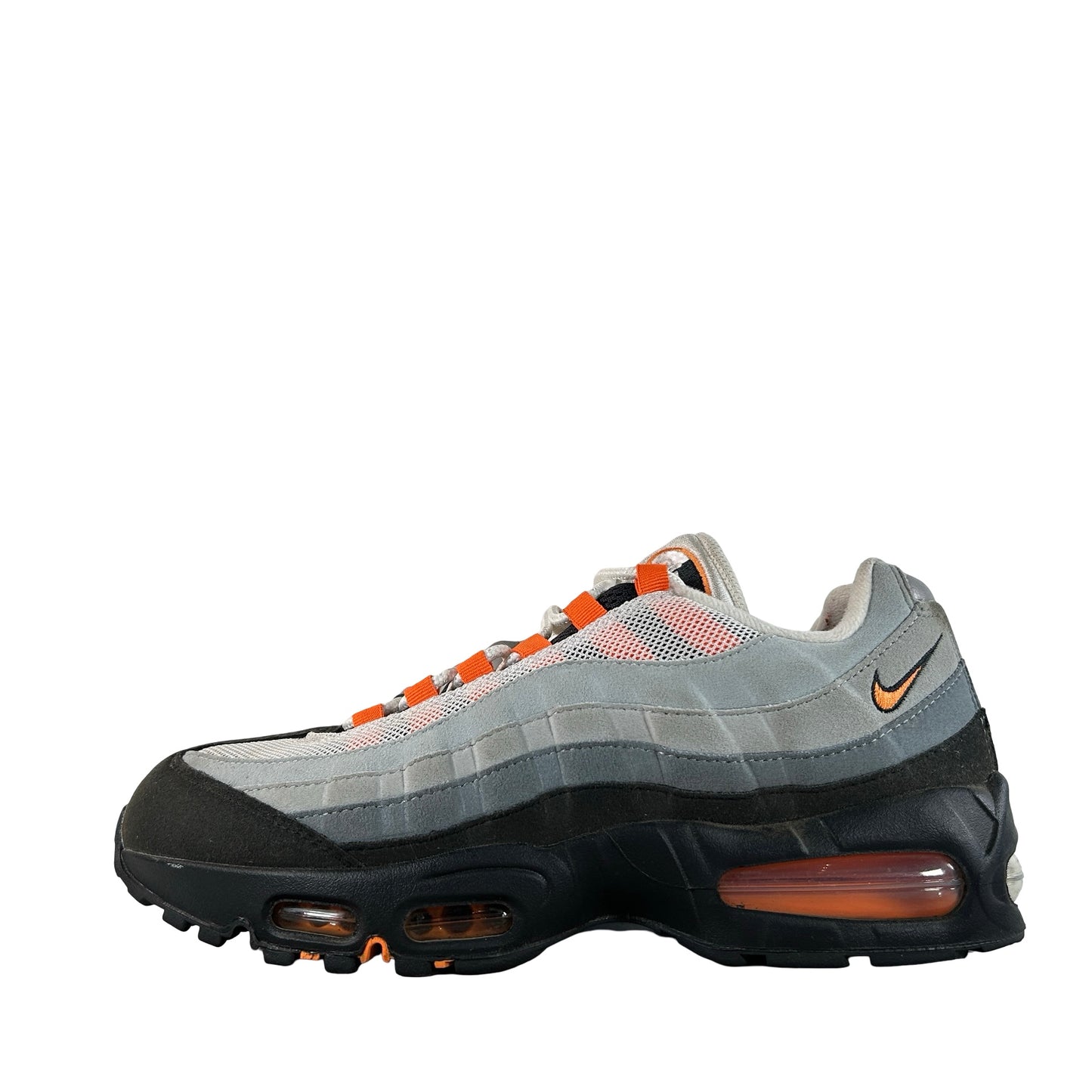 HM4740 101 Nike Air Max 95 OG Big Bubble Bright Mandarin 2.0 (2025) [USED] - 8.5 M (Used) (No Box) (No Insoles)