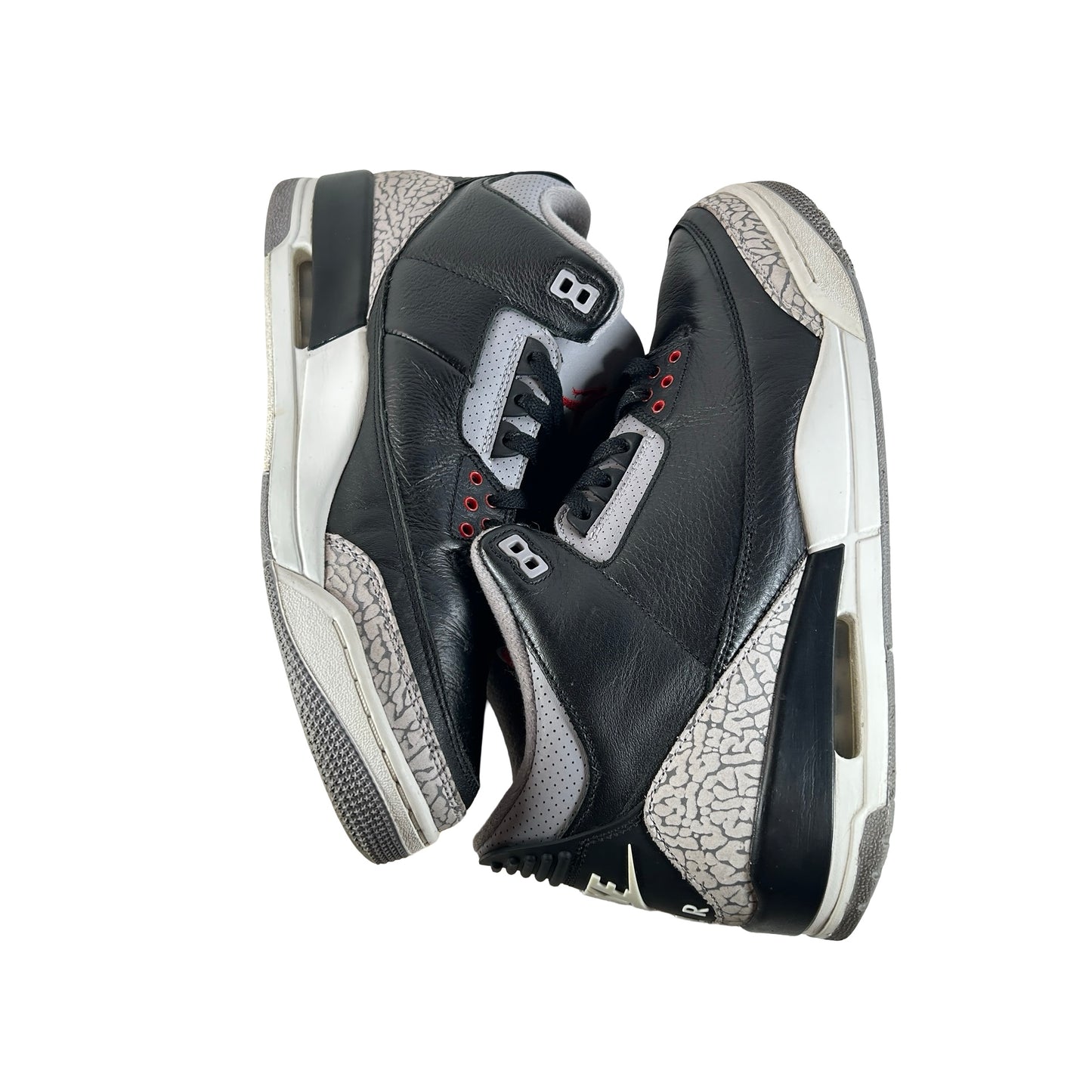 DN3707 010 Jordan 3 Retro Black Cement Reimagined (2024) [USED] - 12 M (Used2) (No Box2)