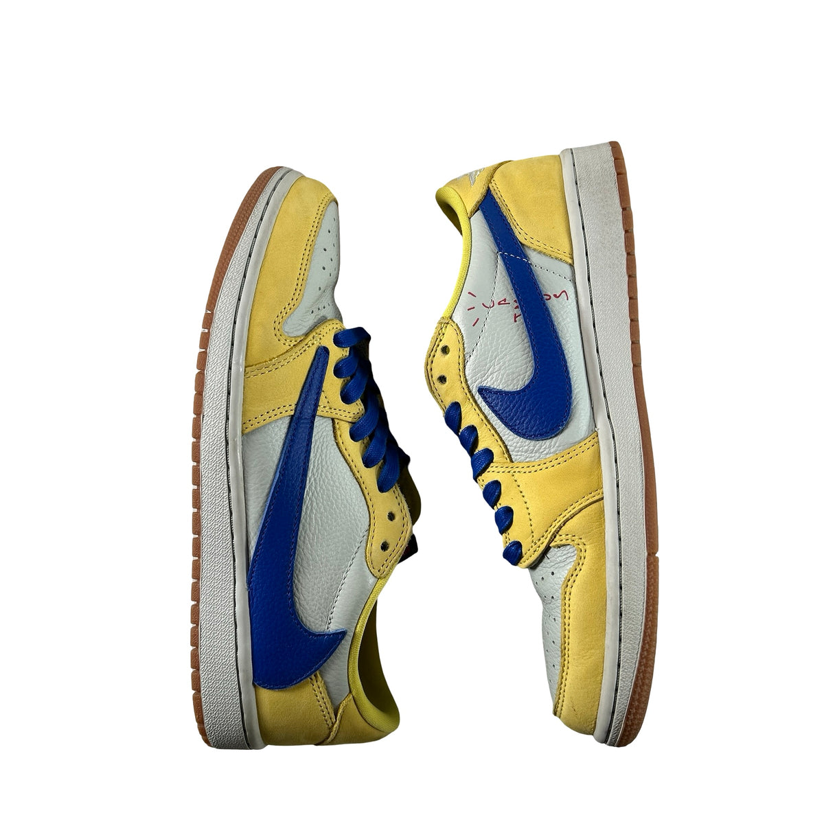DZ4137 700 Jordan 1 Retro Low OG SP Travis Scott Canary (Women's) [USED] - 9.5 W (Used8)