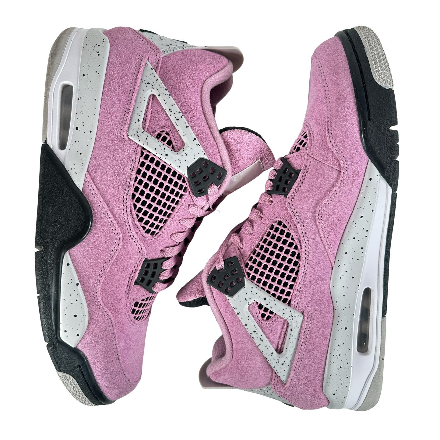 AQ9129 501 Jordan 4 Retro Orchid (Women's) [USED] - 12 W (Used)