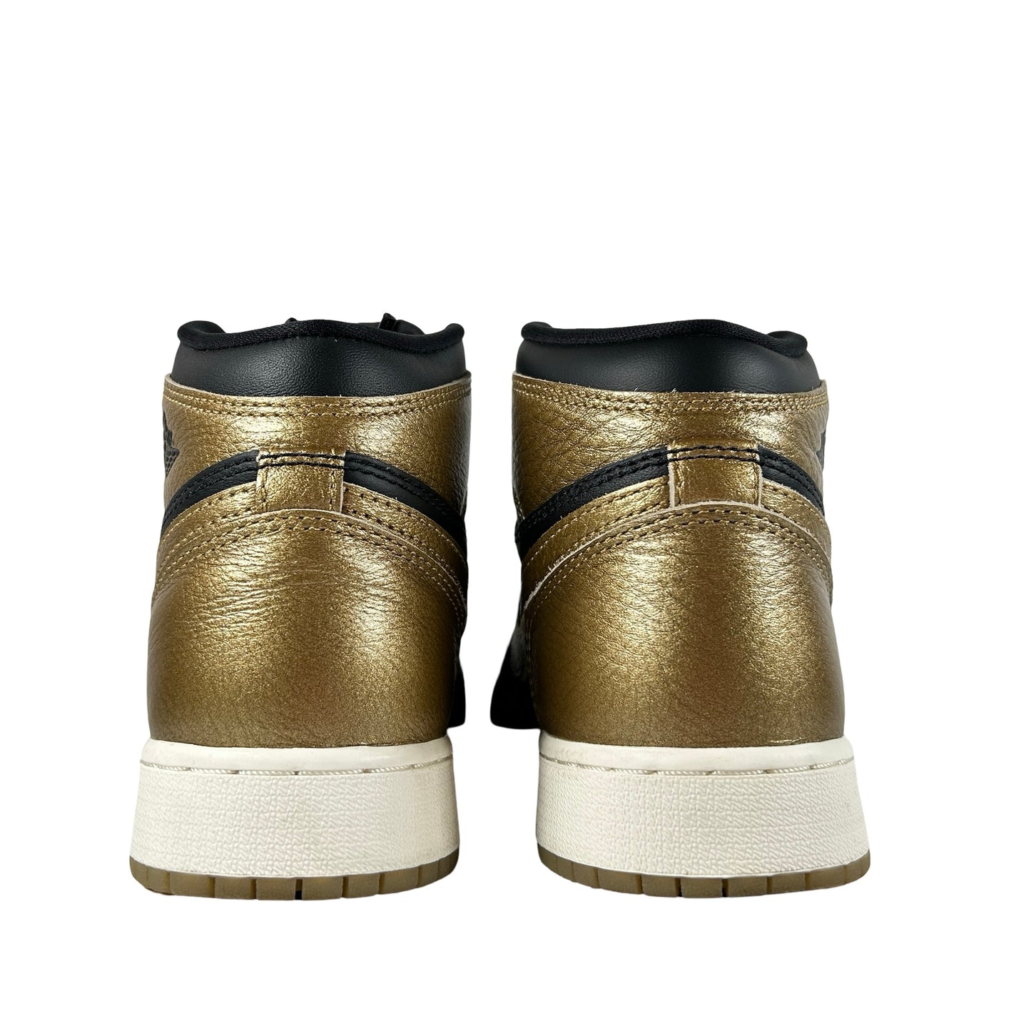 FD137 071 Jordan 1 Retro High OG Black Metallic Gold (GS) [USED] - 5 Y (Used) (No Box)