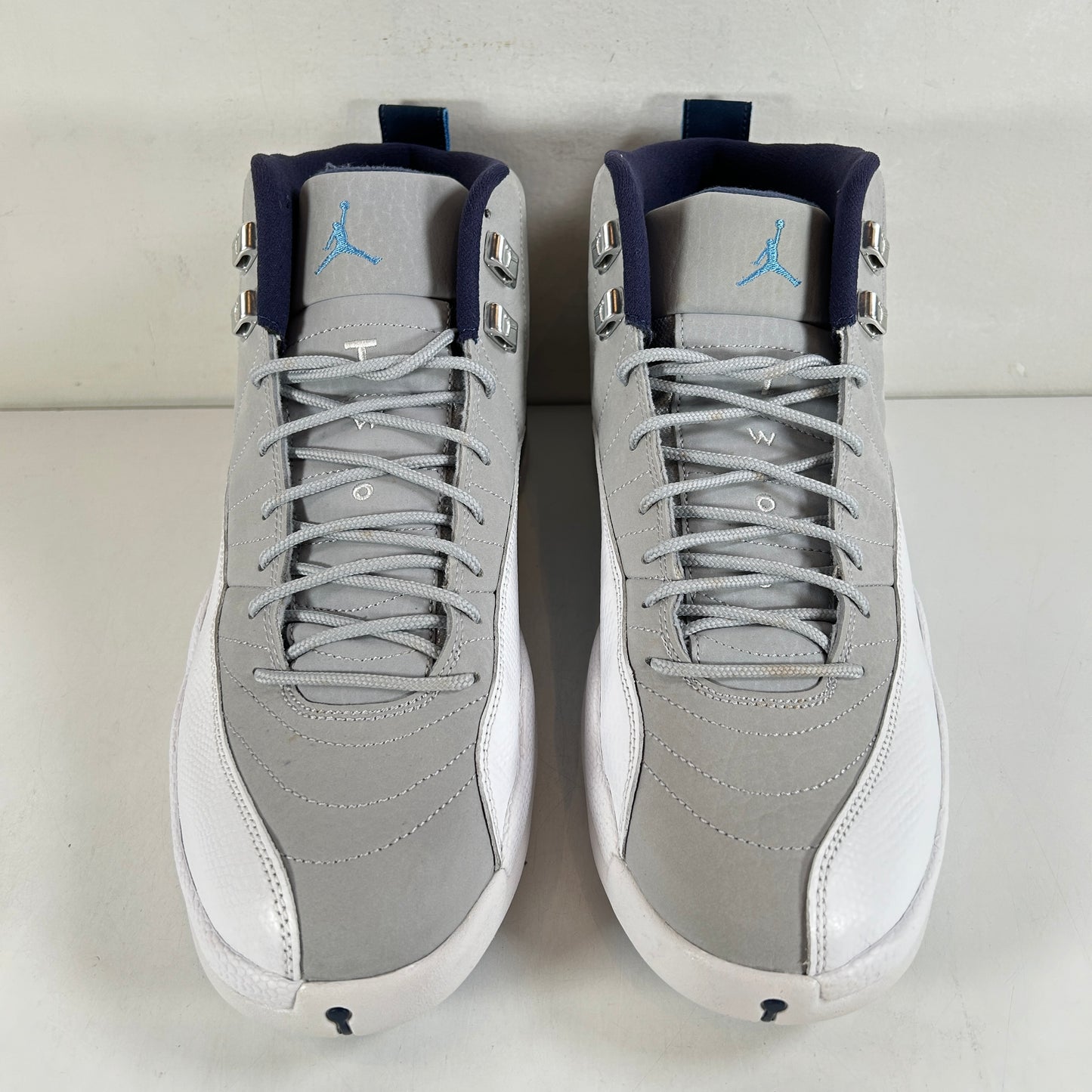 130690 007 Jordan 12 Retro Grey University Blue [USED] - 10.5 M (VNDS) (Replace Box)