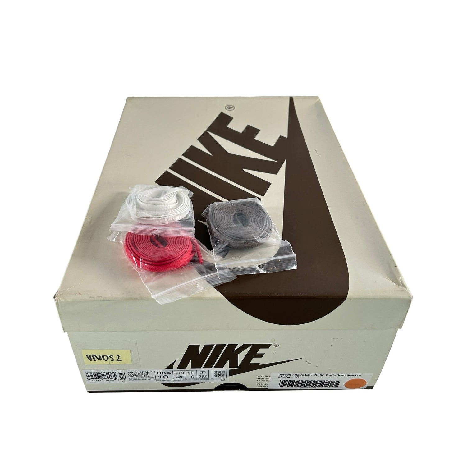 DM7866 162 Jordan 1 Retro Low OG SP Travis Scott Reverse Mocha [USED] - 10 M (VNDS2)