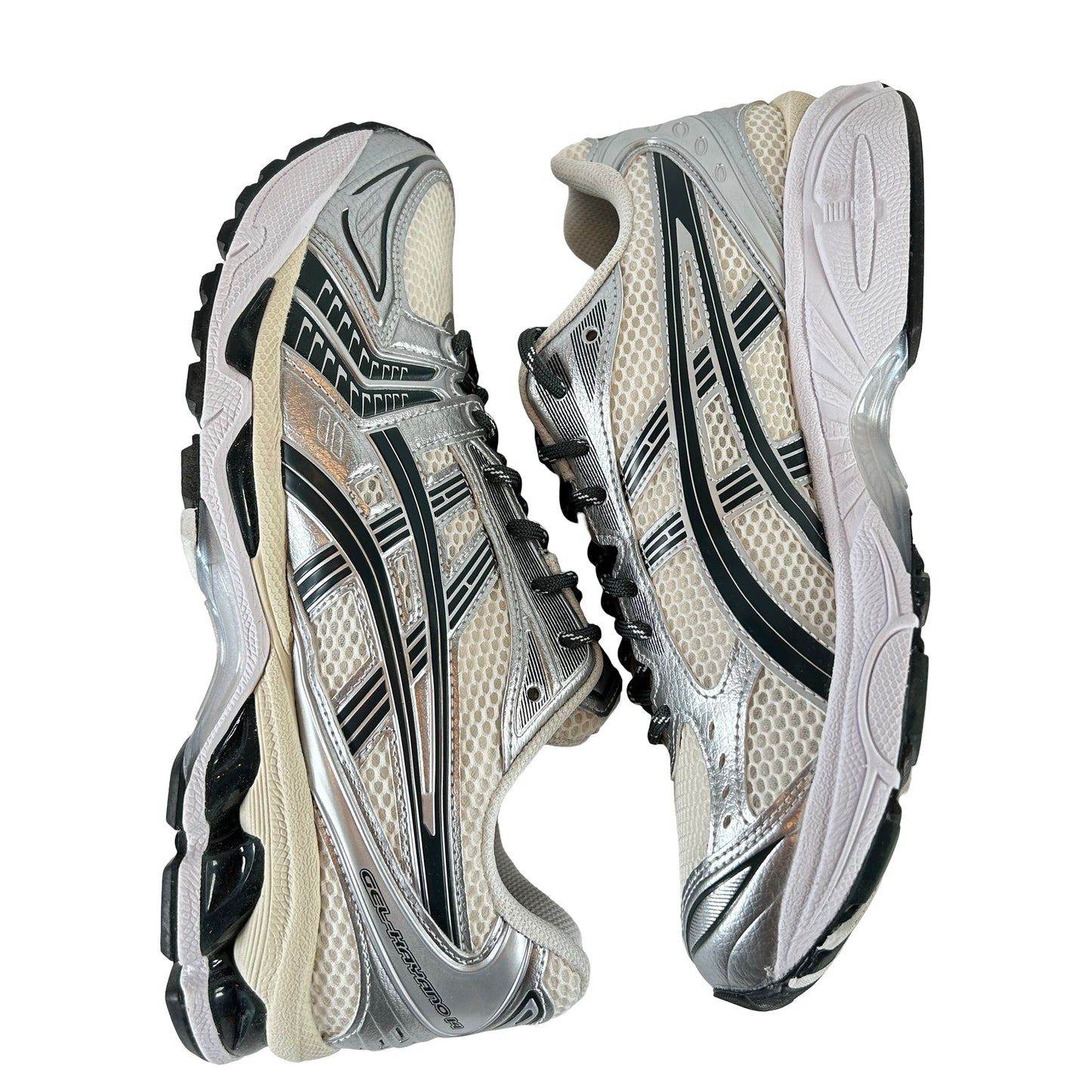 1203A566 100 ASICS Gel-Kayano 14 Kith Cream Scarab (2024) [USED] - 8.5 M (Used)