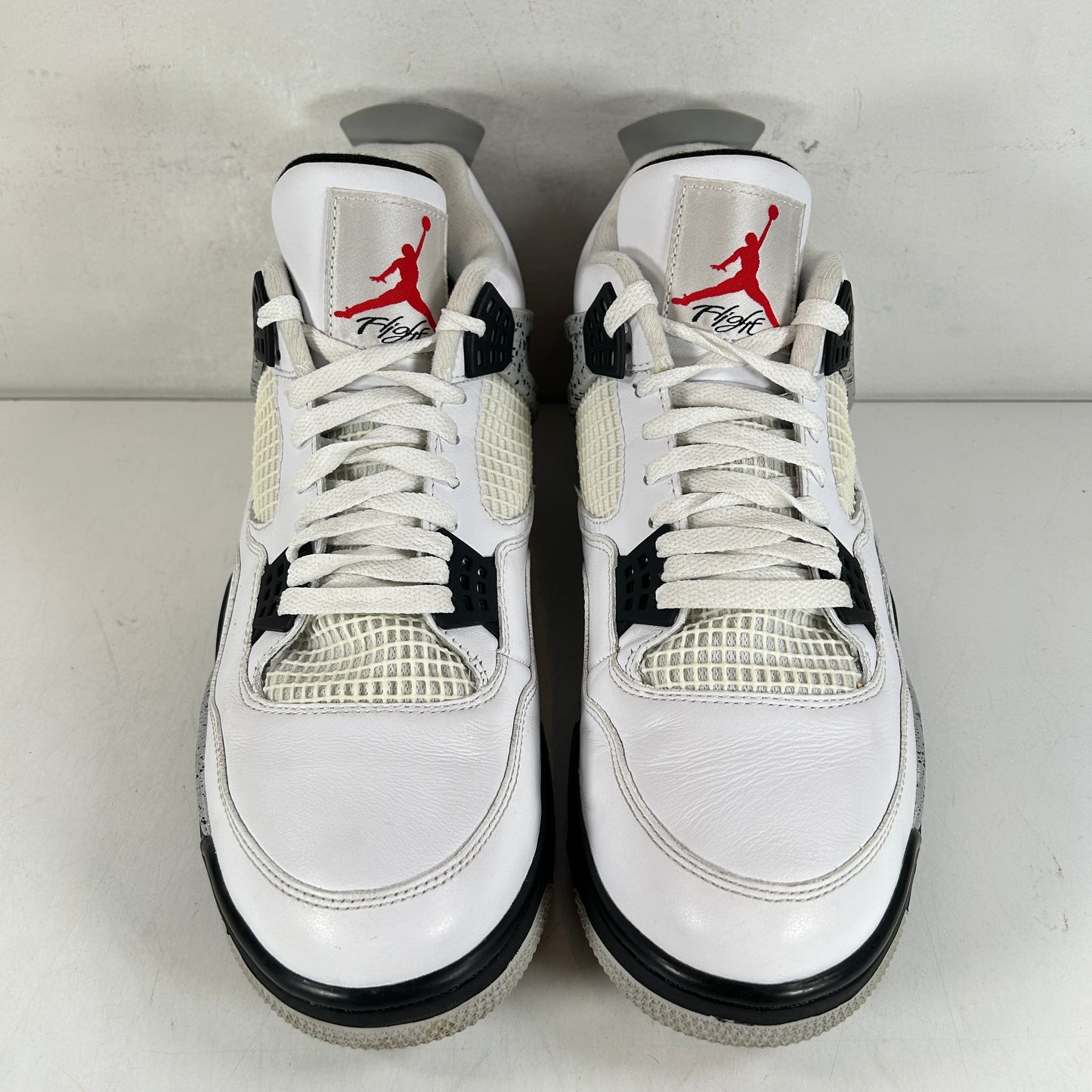 840606 192 Jordan 4 White Cement [USED] - 13 (Used) (No Box)