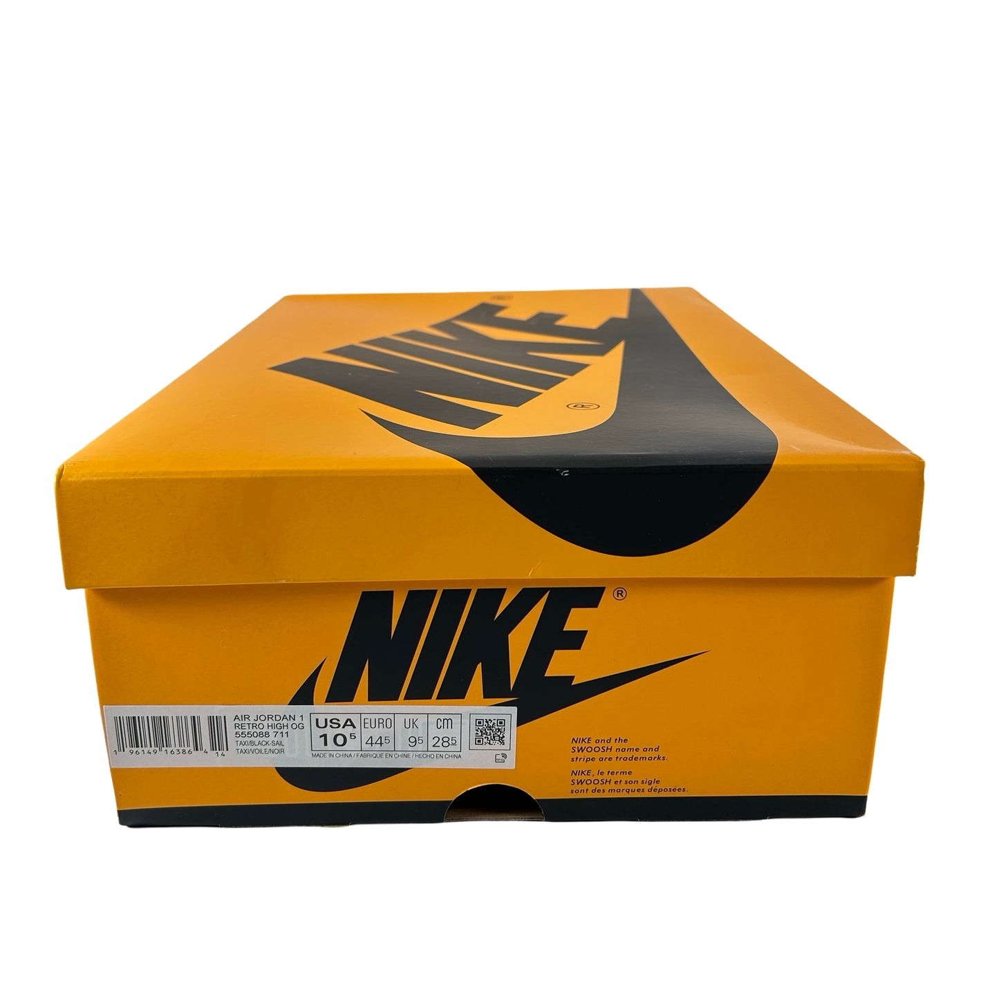 555088 711 Jordan 1 Retro High OG Yellow Toe [USED] - 10.5 M (Used4)