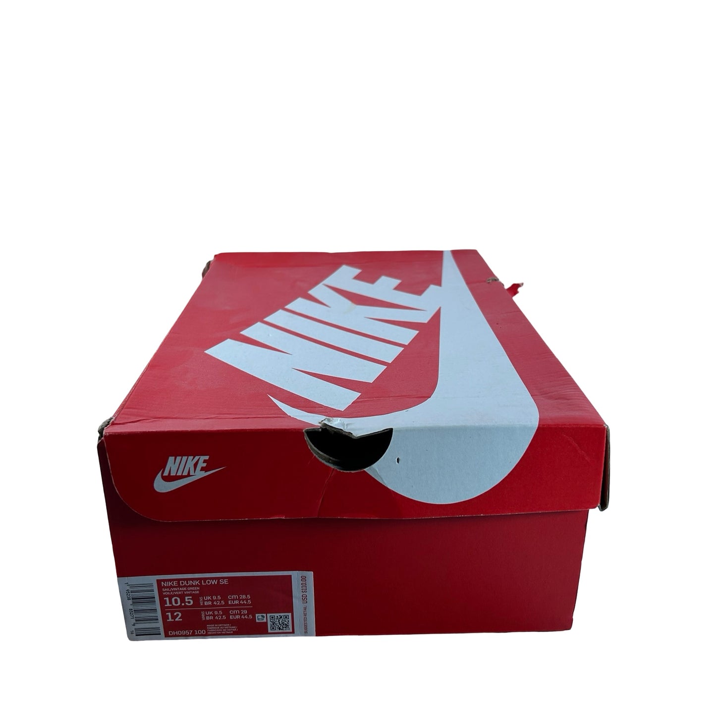 DH0957 100 Nike Dunk Low SE Sail Multi-Camo [USED] - 10.5 M (Used)