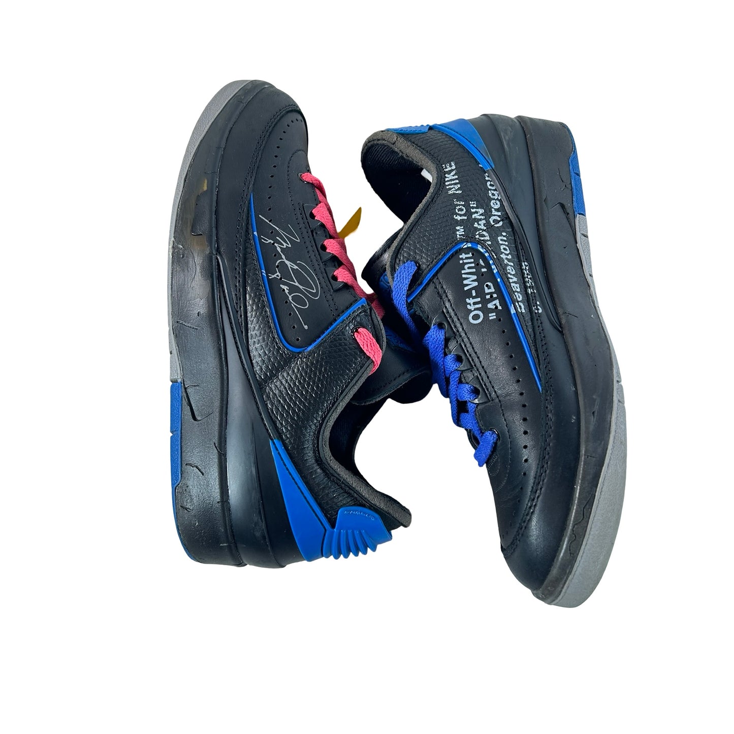 DJ4375 004 Jordan 2 Retro Low SP Off-White Black Blue [USED] - 6.5 M (Used)
