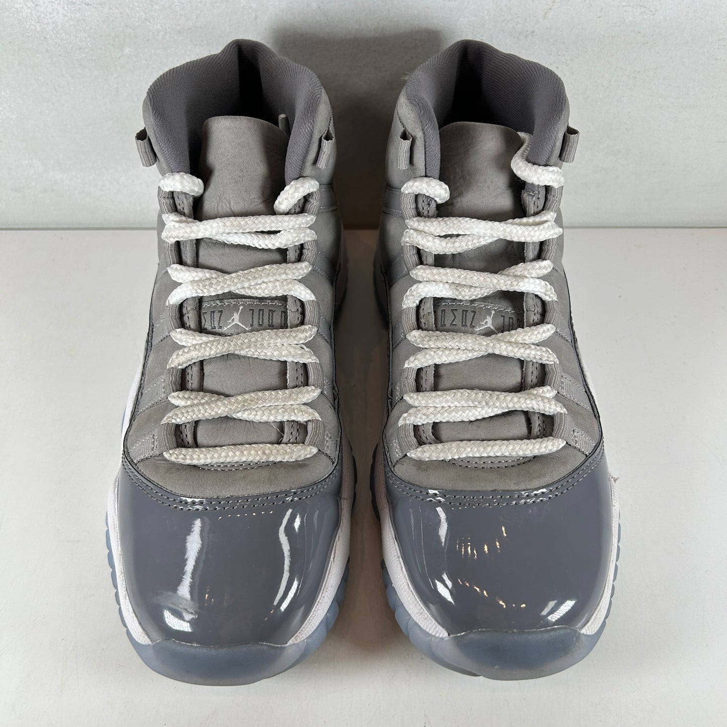 378038 005 Jordan 11 Cool Grey (2021) GS [USED] - 4 Y (Used) (No Box)