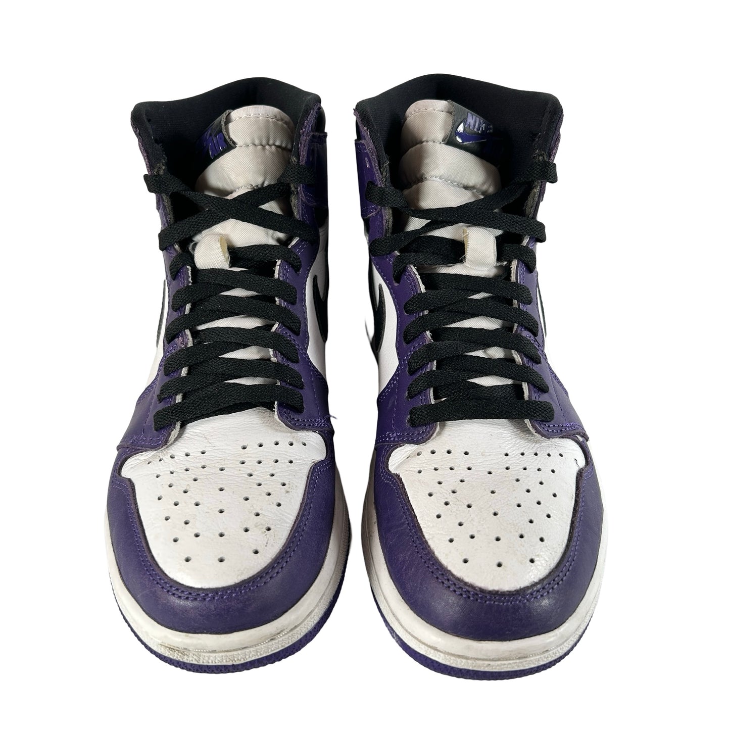 555088 500 Jordan 1 Court Purple [USED] - 9 M (Used) (No Box)