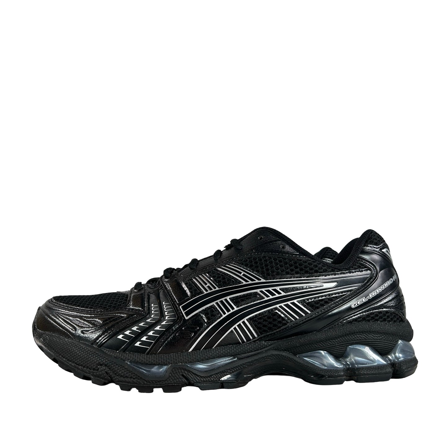 1201A019 006 ASICS Gel-Kayano 14 Black Pure Silver [USED] - 10 M (Used)