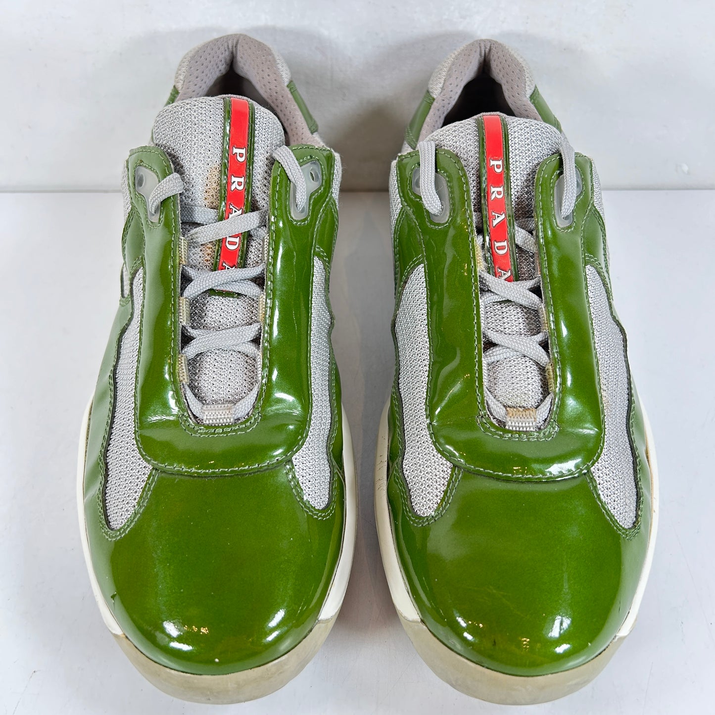 Prada America's Cup Green Silver [USED] - 9 M (Used) (No Box)