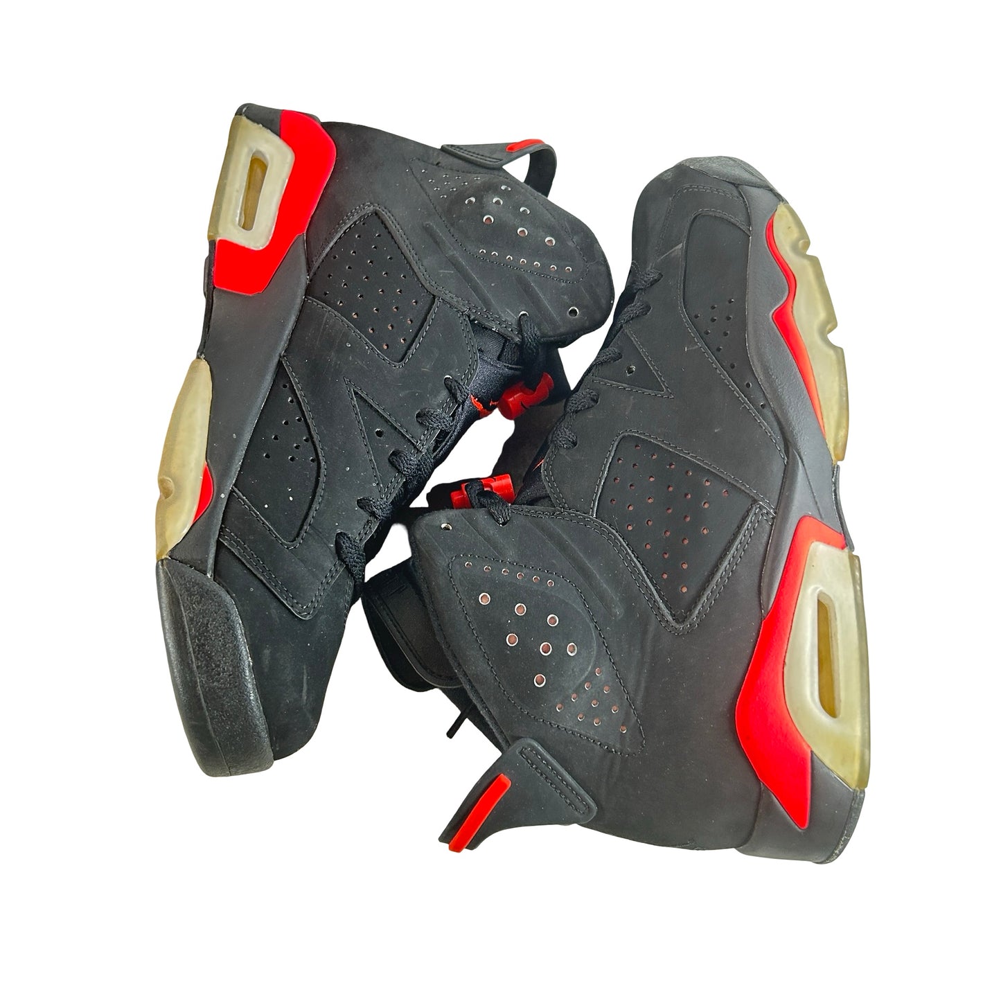 384664 023 Jordan 6 Retro Infrared Black (2014) [USED] - 8 M (Used)