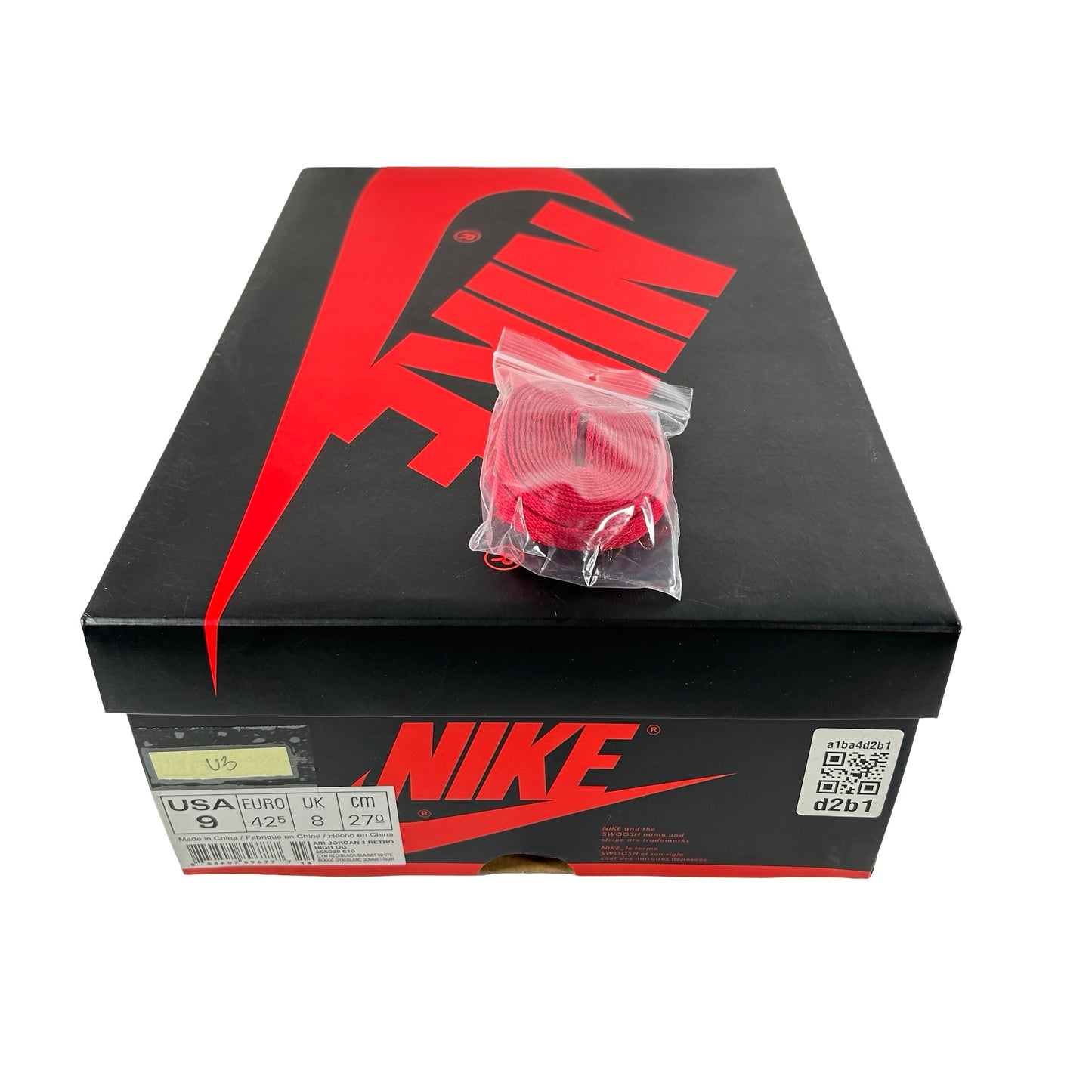 555088 610 Jordan 1 Bred Toe [USED] - 9 M (Used3)