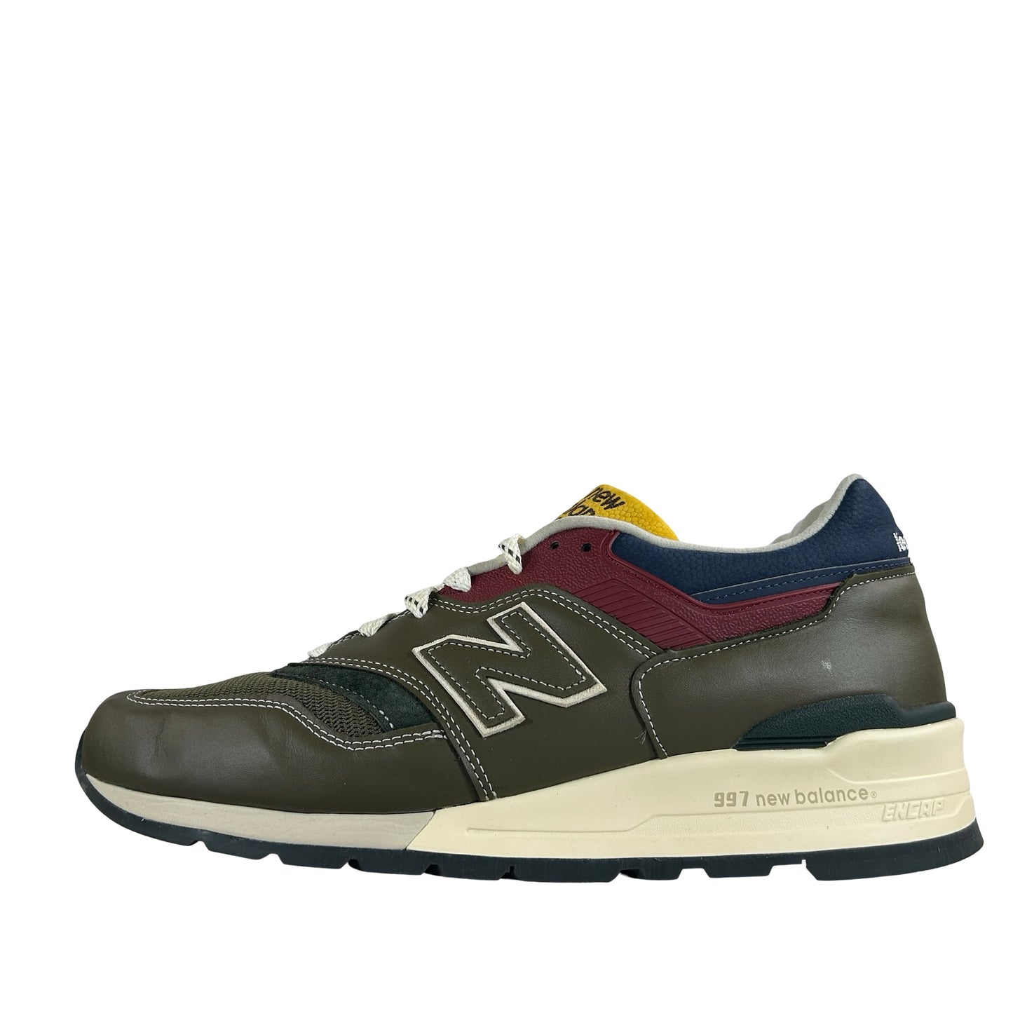 U997AIM New Balance 997 MiUSA Aimé Leon Dore Dark Moss Angora [USED] - 12 M (Used)