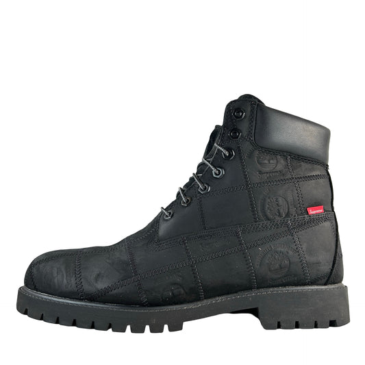 TB0A5TBZW05 Timberland 6" Premium Waterproof Boot Supreme Patchwork Black [USED] - 11 M (Used)