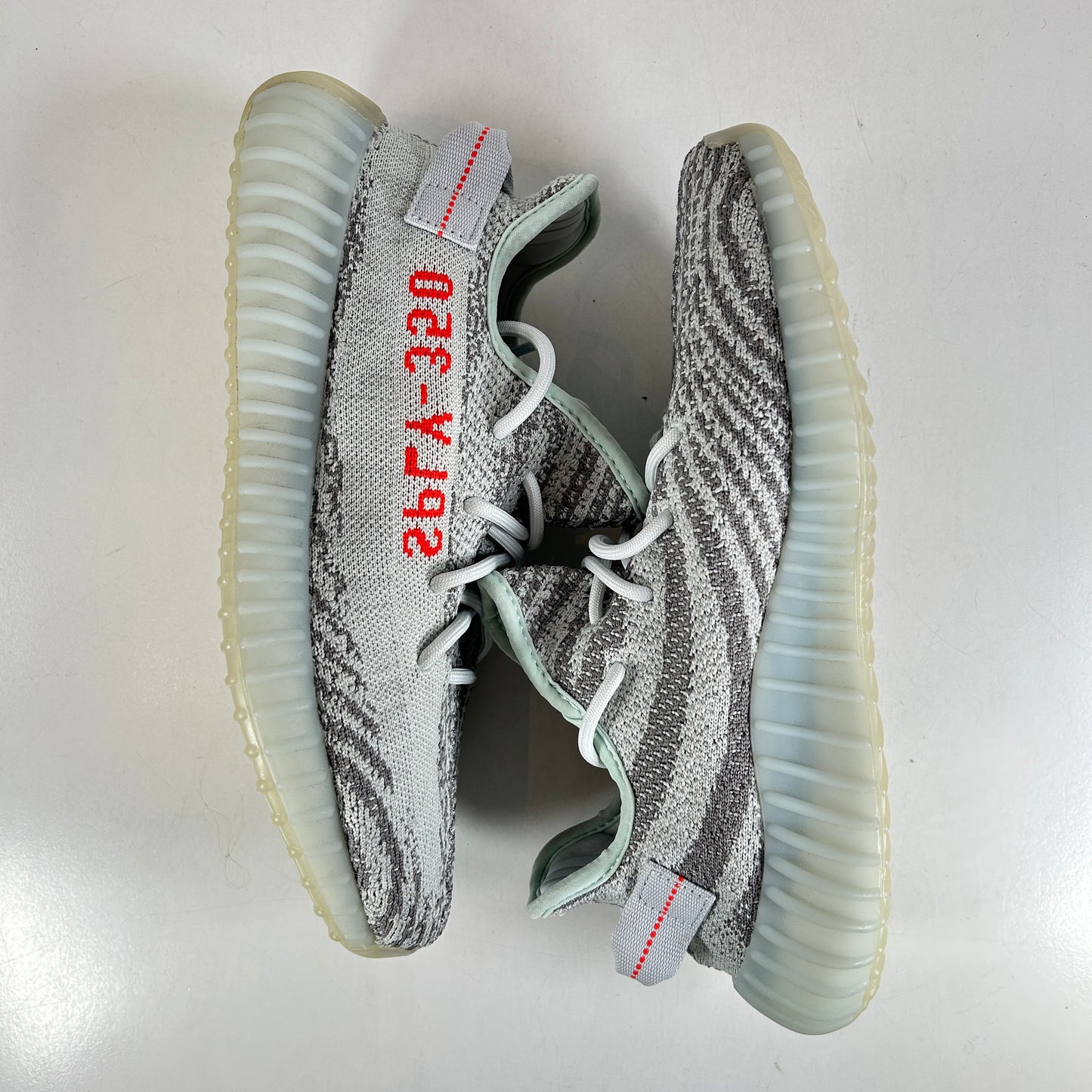 B37571 adidas Yeezy Boost 350 V2 Blue Tint (2017/2023) [USED] - 9 M (VNDS)
