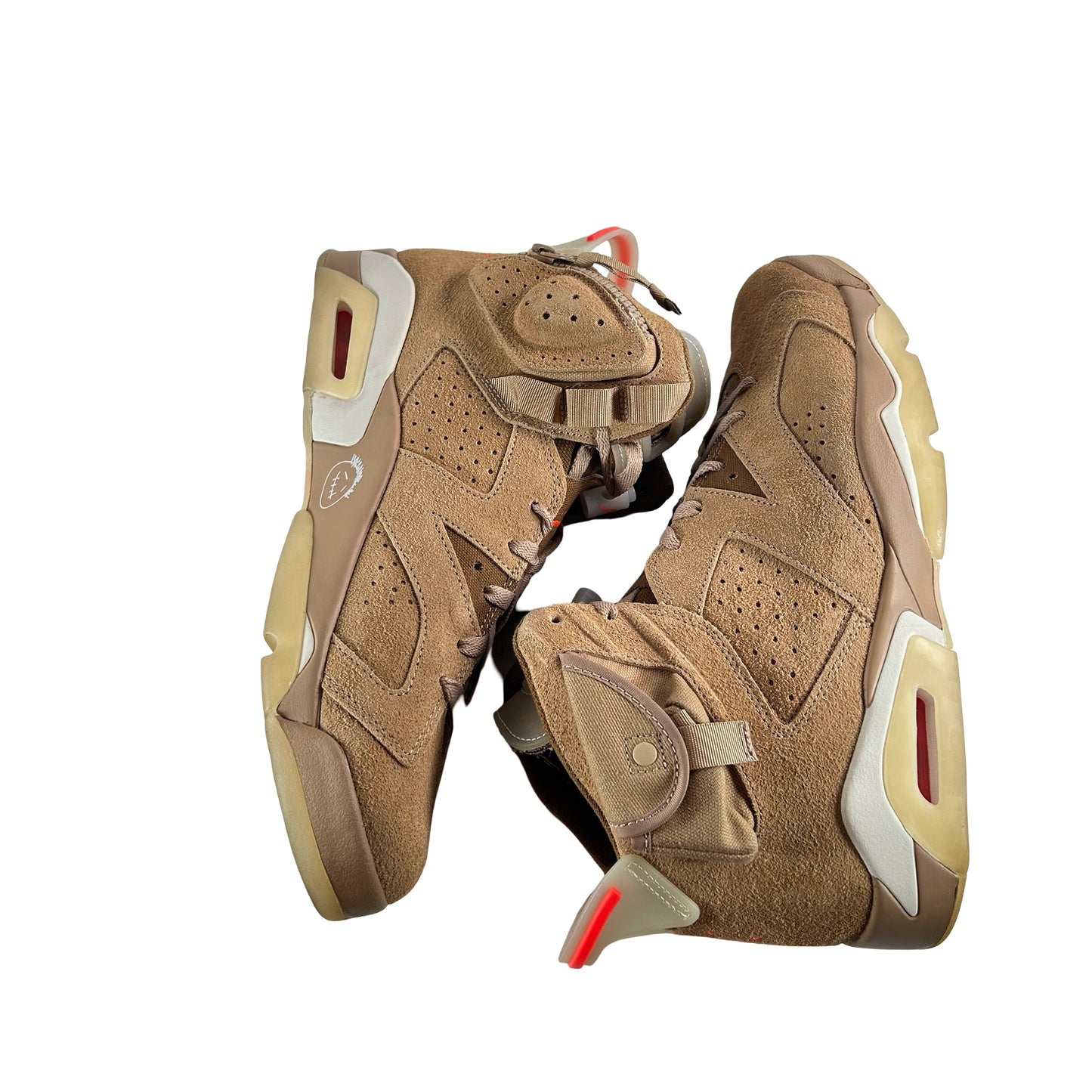 DH0690 200 Jordan 6 Retro Travis Scott Caqui británico