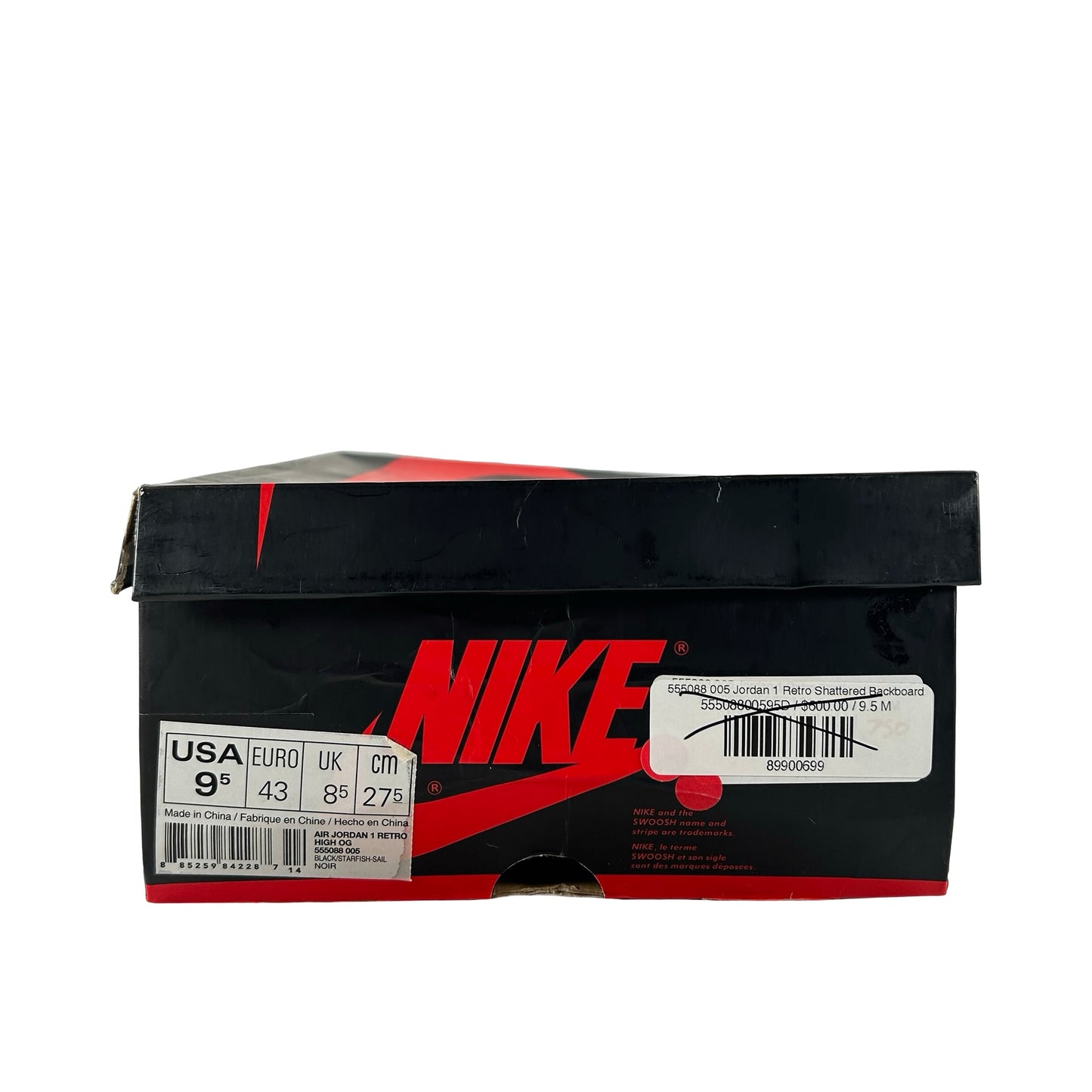 555088 005 Jordan 1 Retro Shattered Backboard [USED] - 9.5 M (Used)
