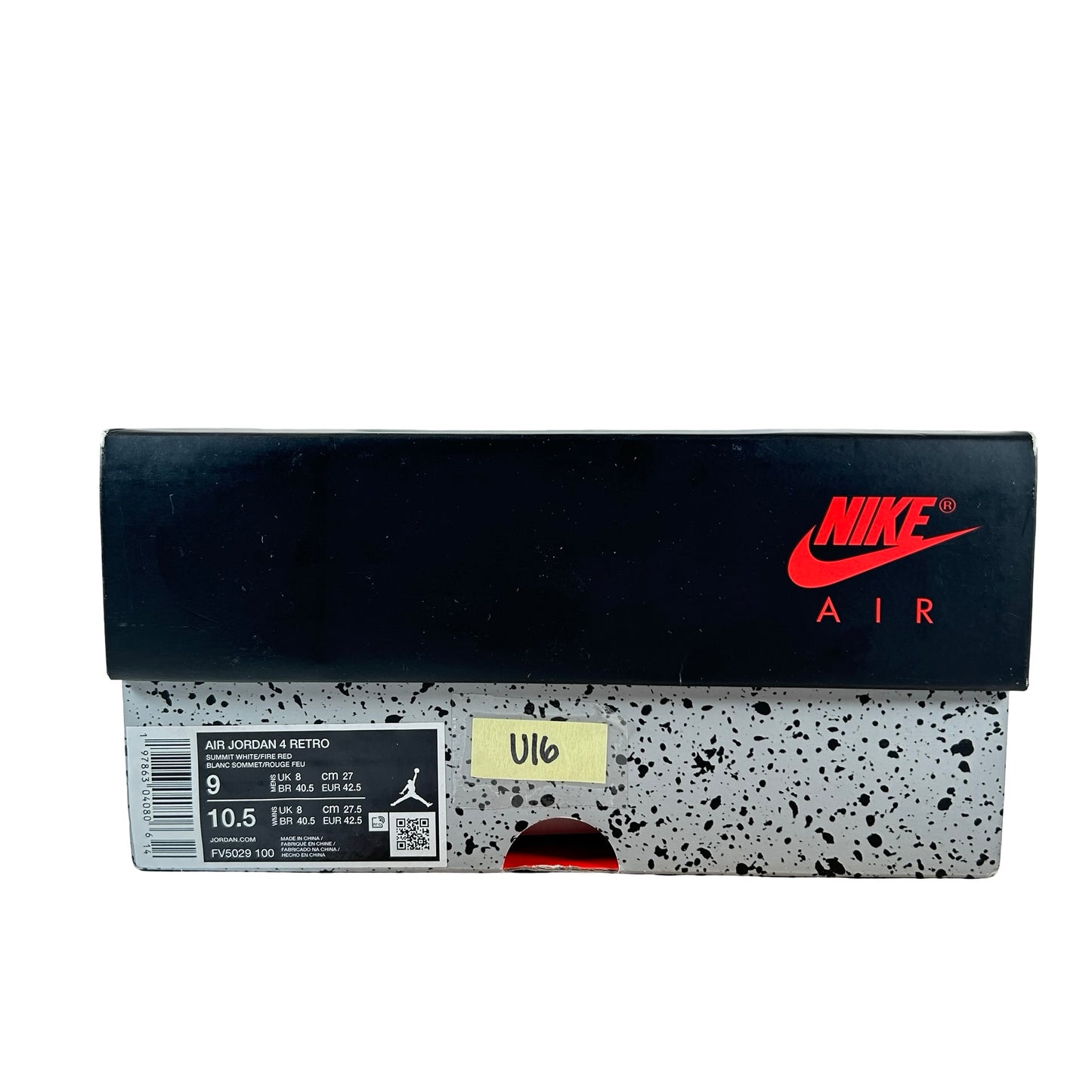 FV5029 100 Jordan 4 Retro White Cement (2025) [USED] - 9 M (Used16)