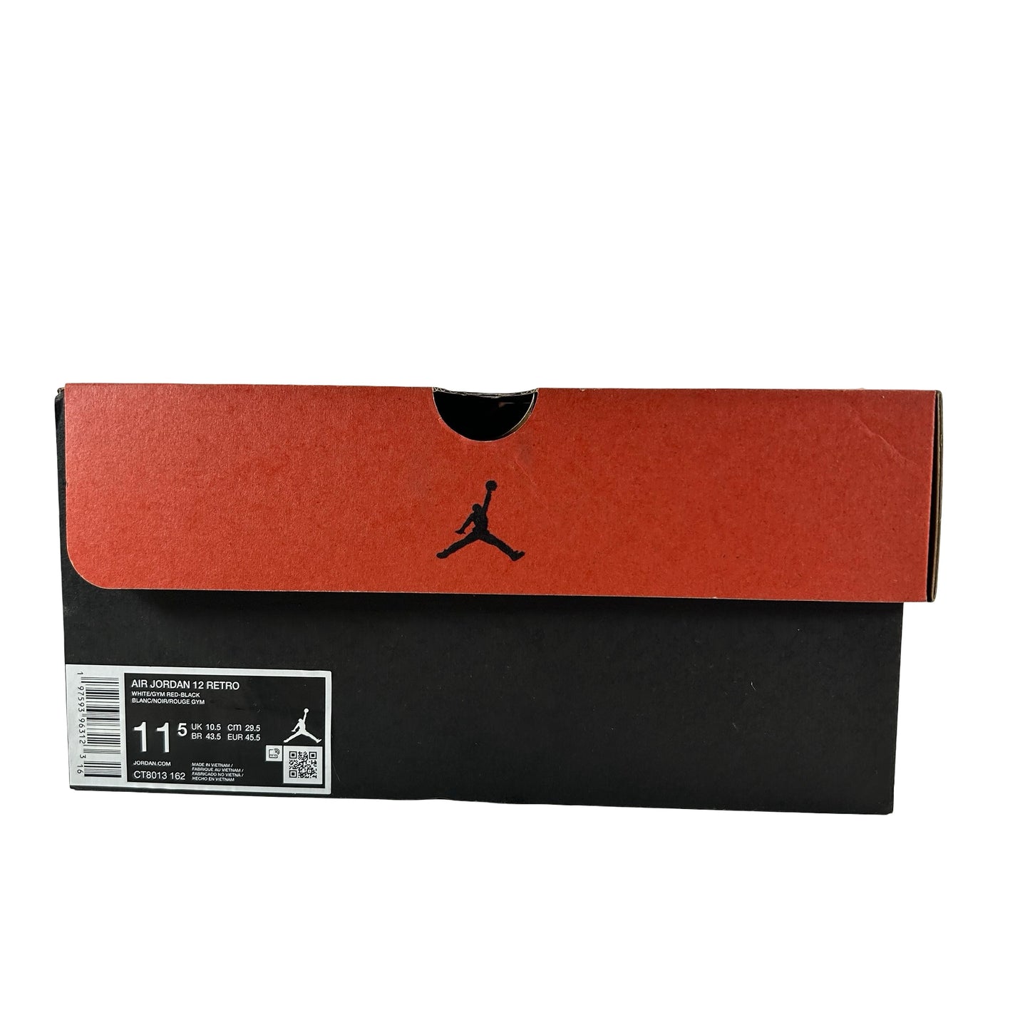 CT8013 162 Air Jordan 12 Red Taxi [USED] - 11.5 M (Used)