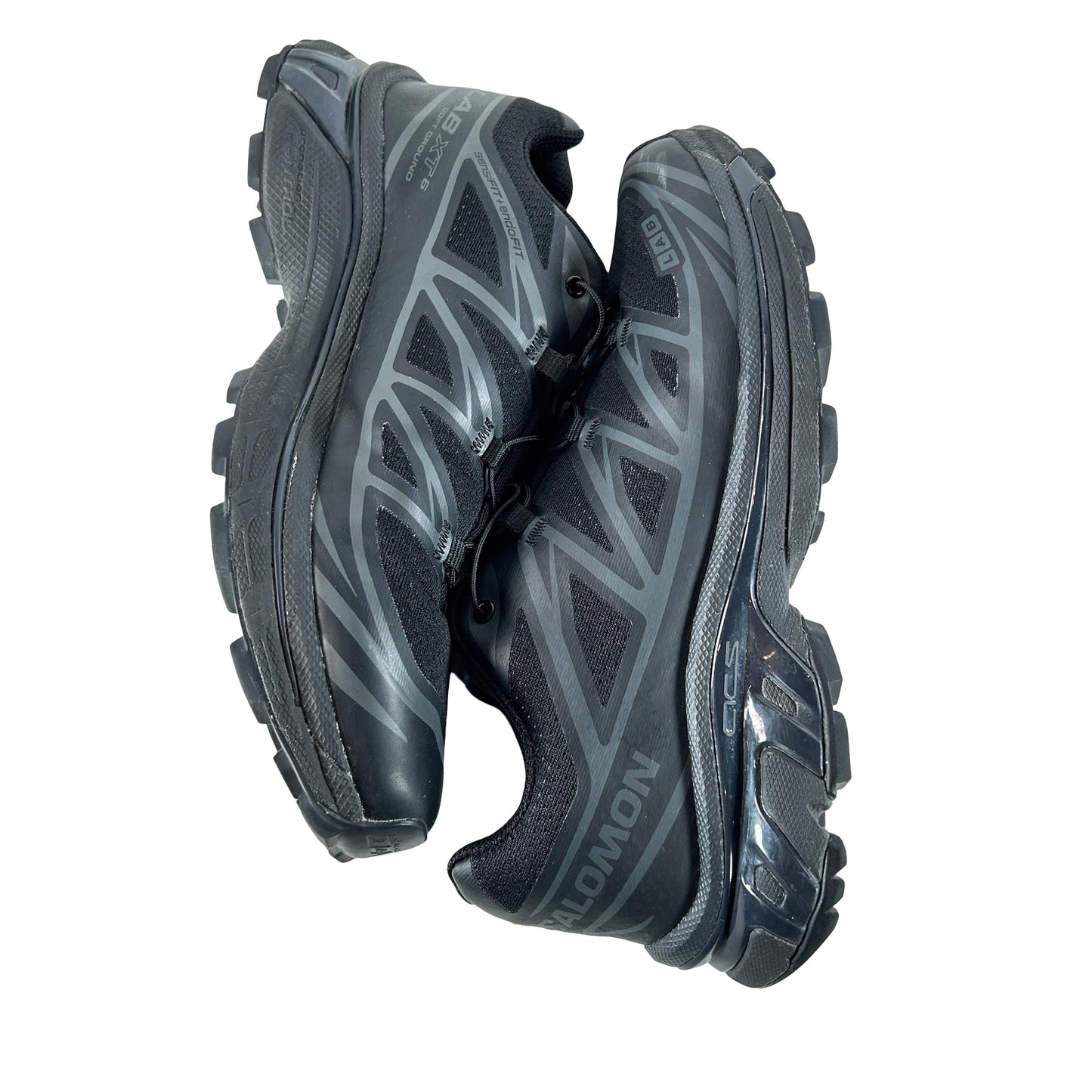 L41086600 Salomon XT-6 Triple Black [USED] - 6 M (Used) (No Box)