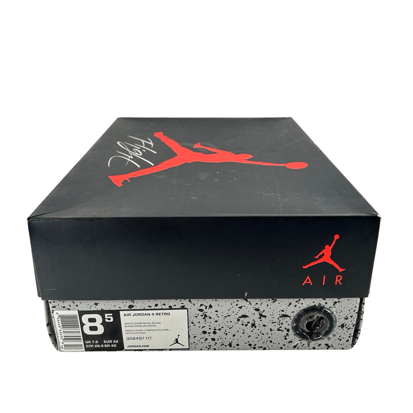 308497 117 Jordan 4 Retro Motorsports (2017) [USED] - 8.5 M (Used) (No Insoles)