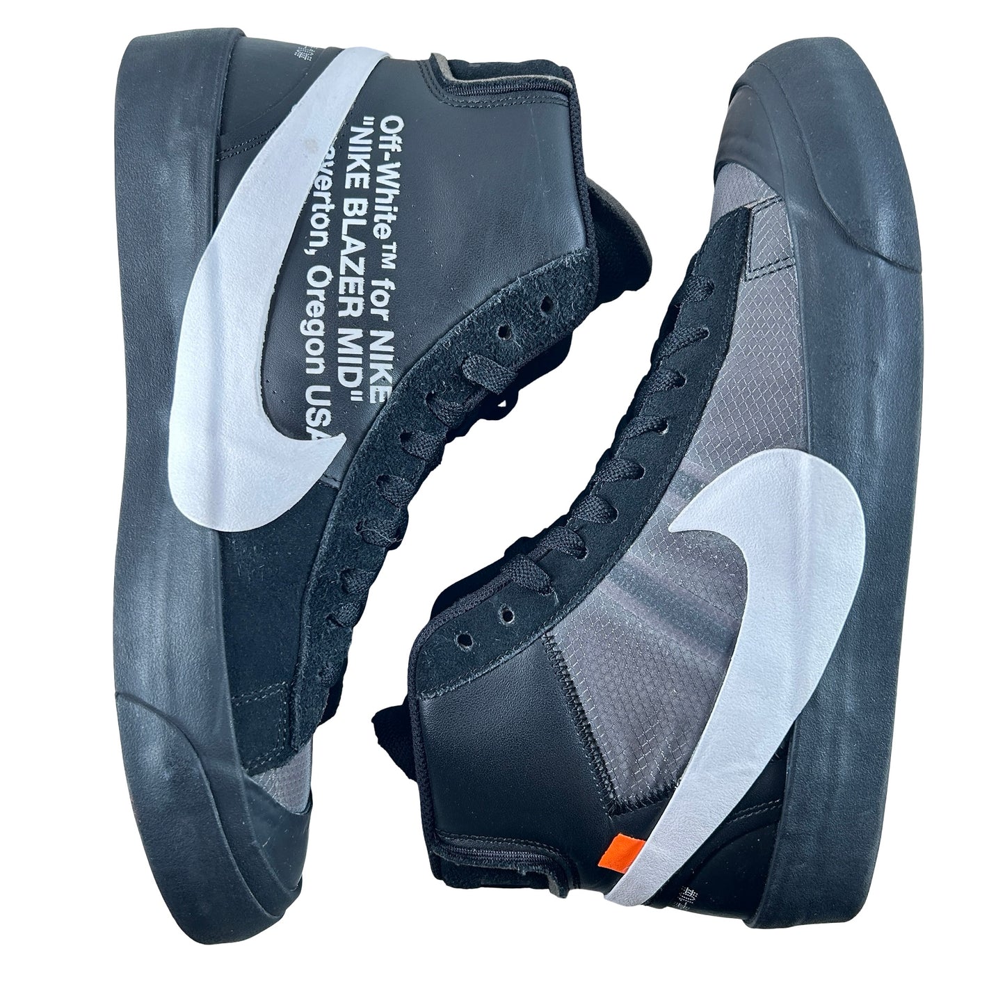 AA3832 001 Nike Blazer Off-White Black [USED] - 10 M (Used)