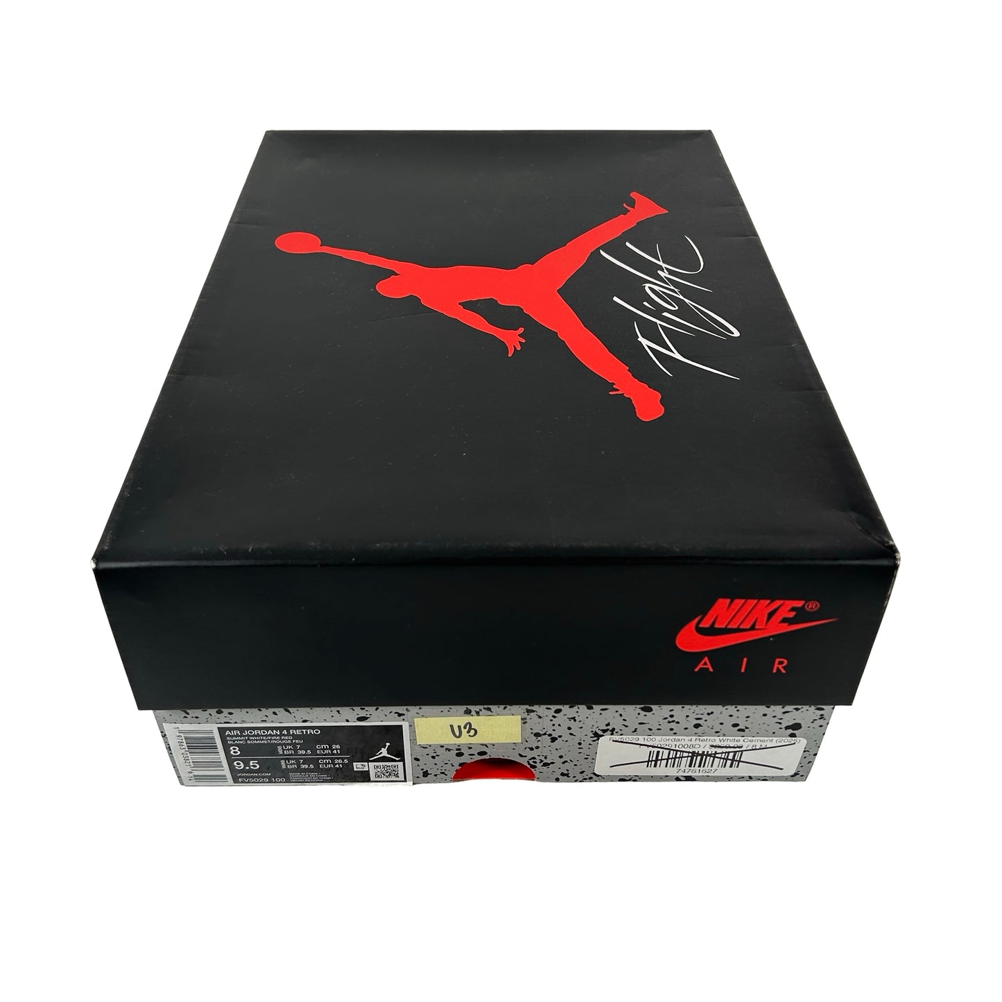FV5029 100 Jordan 4 Retro White Cement (2025) [USED] - 8 M (Used3)