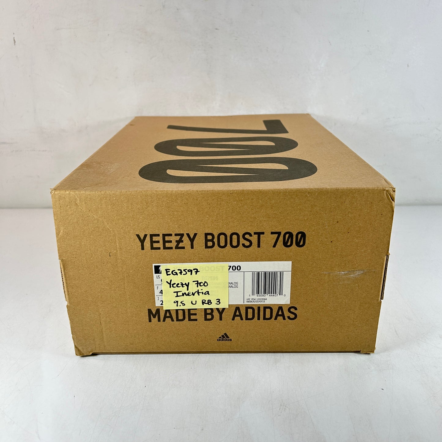 EG7597 Adidas Yeezy Boost 700 Inertia [USED] - 9.5 M (Used) (No Insoles) (Replace Box3)