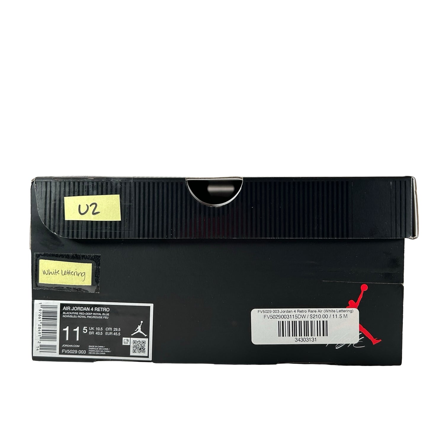 FV5029 003 Jordan 4 Retro Rare Air (White Lettering) [USED] - 11.5 M (Used2)