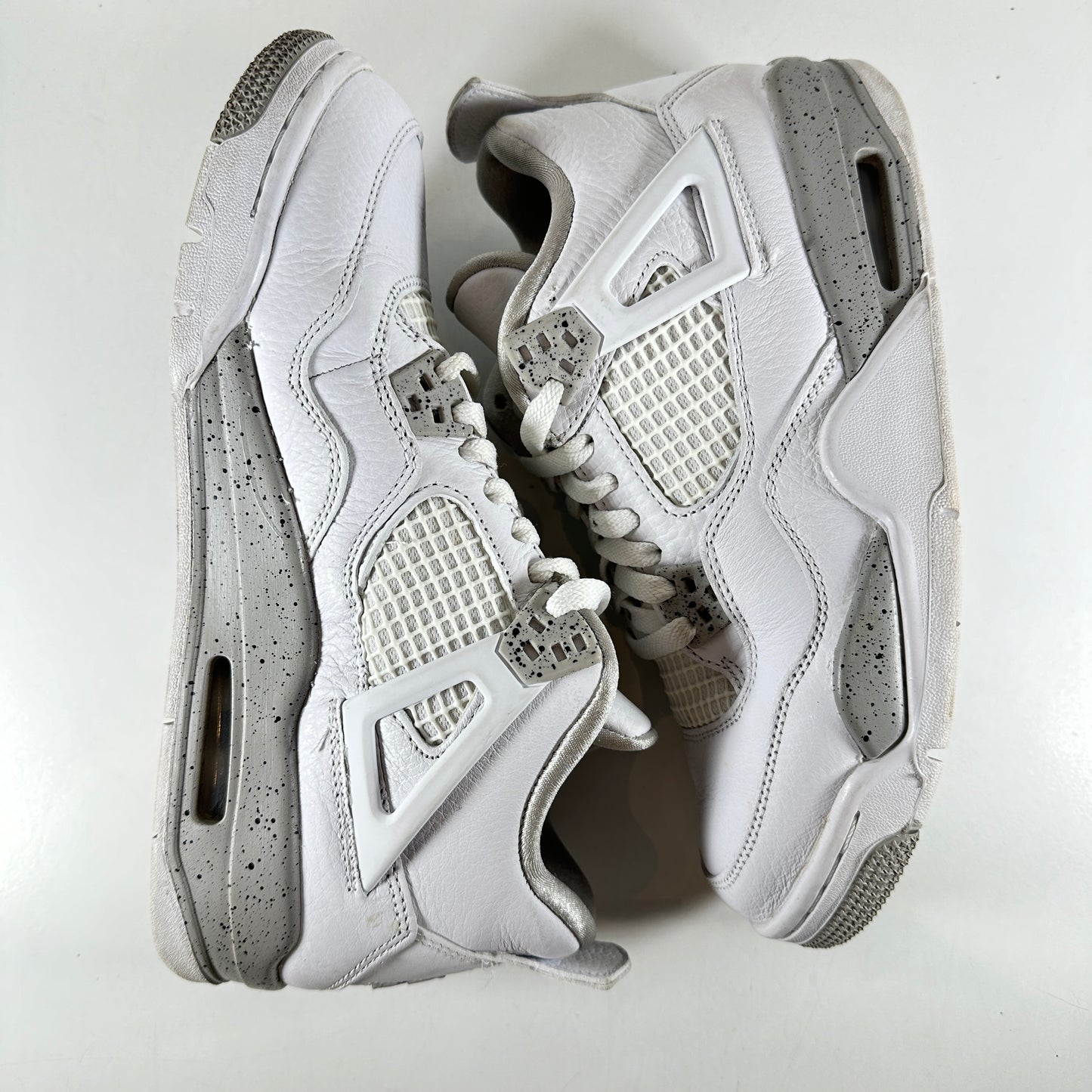 DJ4699 100 Jordan 4 Retro White Oreo (2021) (GS) [USED] - 7Y (Used2)