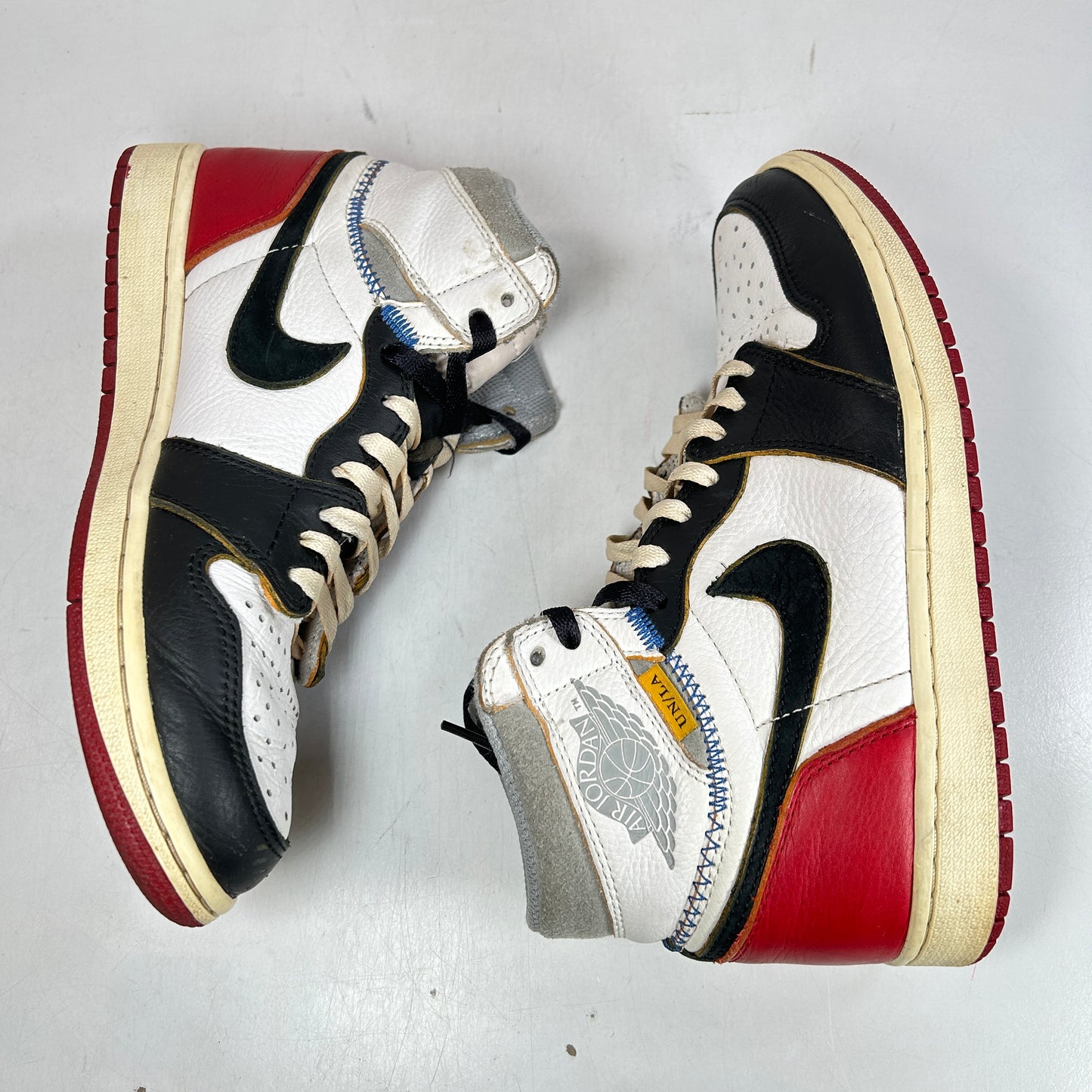 BV1300 106 Jordan 1 Union Black Toe [USED] - 8 M (Used) (No Box)