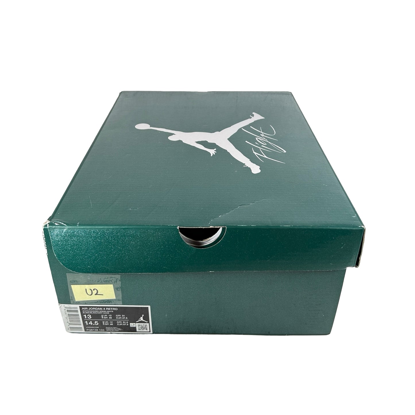 FQ8138 103 Jordan 4 Retro Oxidized Green [USED] - 13 M (Used2)