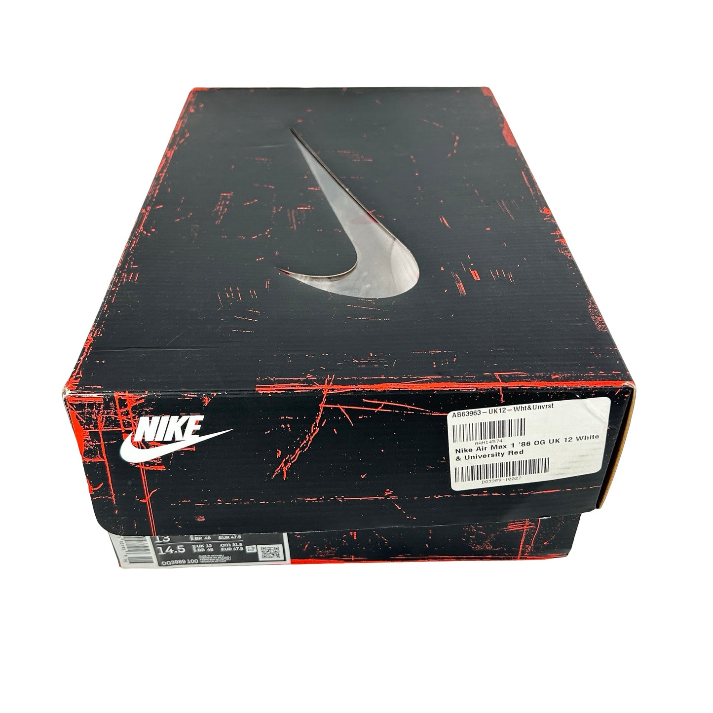 DQ3989 100 Nike Air Max 1 '86 Big Bubble Sport Red [USED] - 13 M (Used)