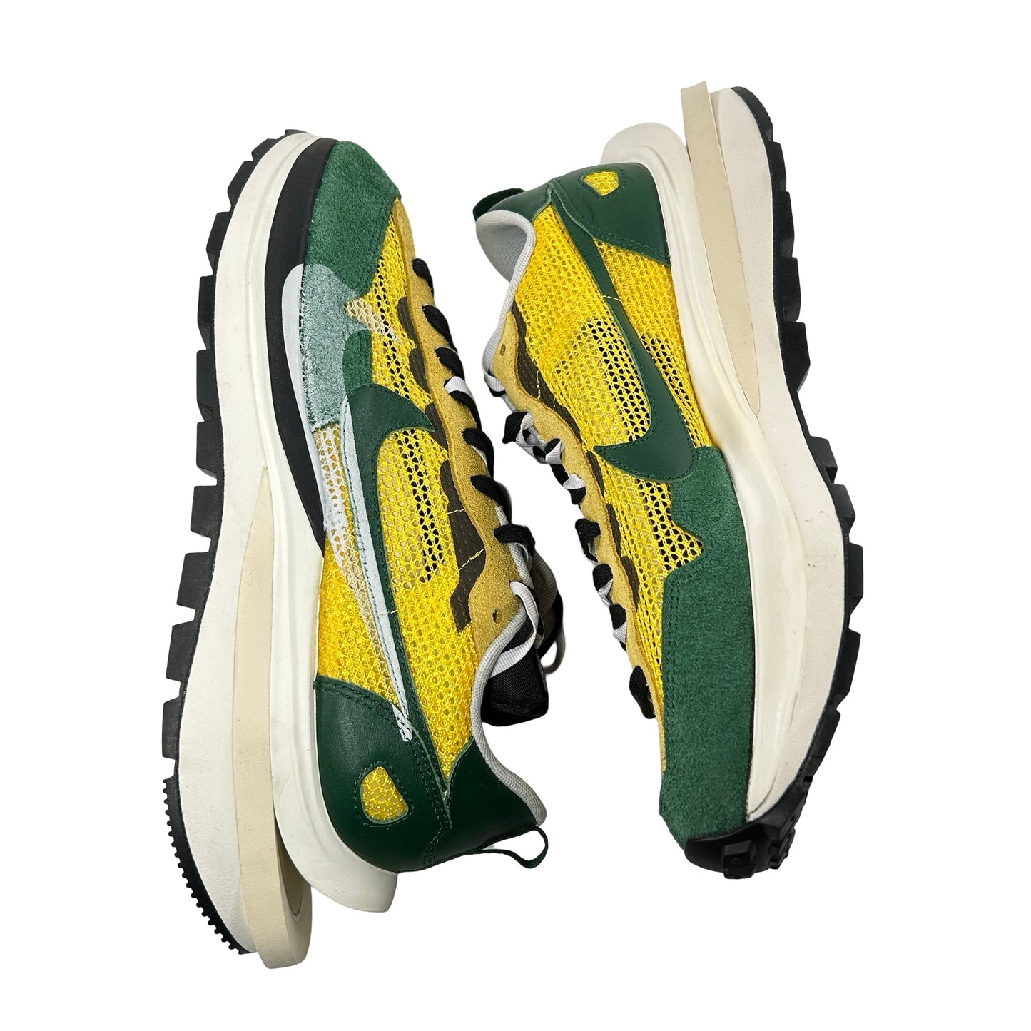 CV1363 700 Nike Vaporwaffle sacai Tour Yellow Stadium Green [USED] - 11 M (Used) (Missing Right Insole) (No Box)